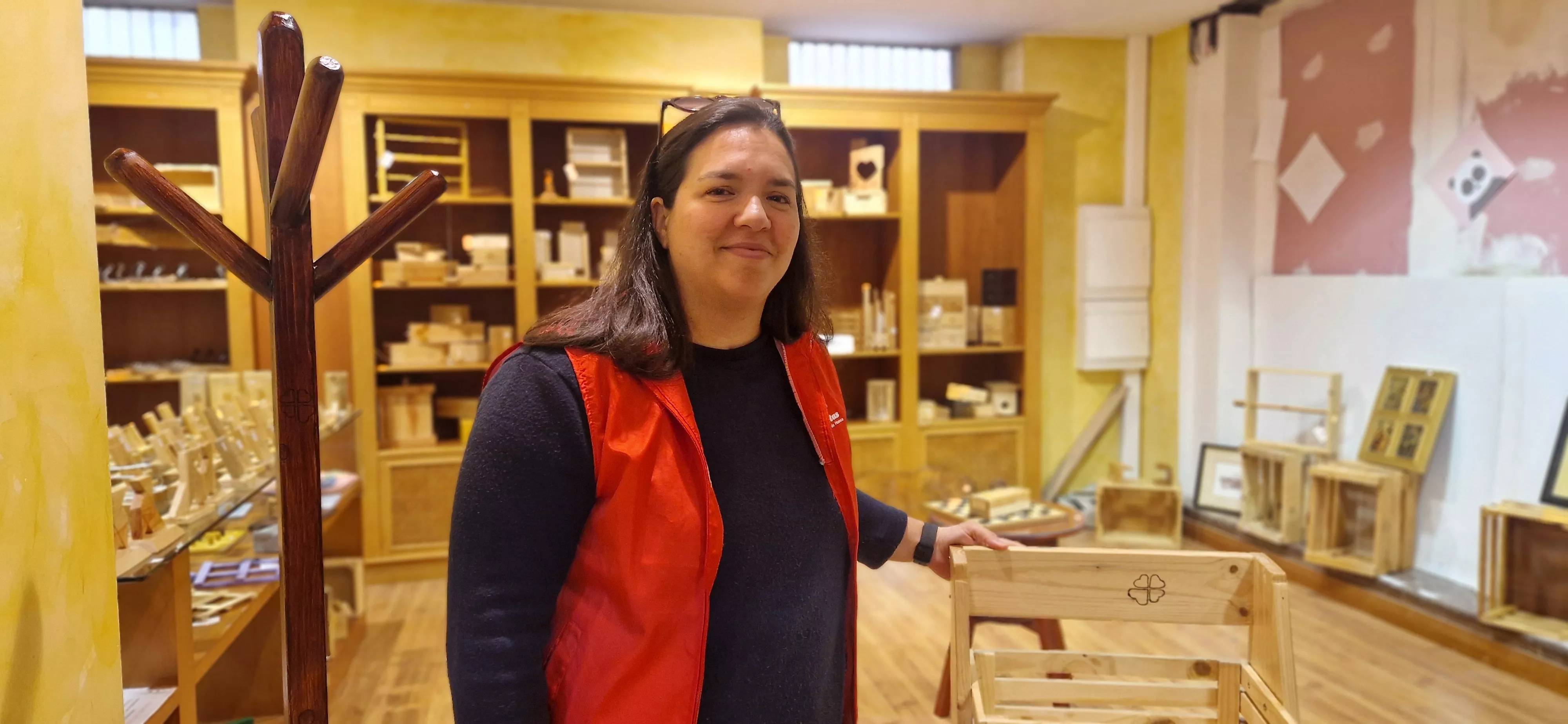 Isabel Ramos, secretaria general de Cáritas Huesca. Foto Myriam Martínez