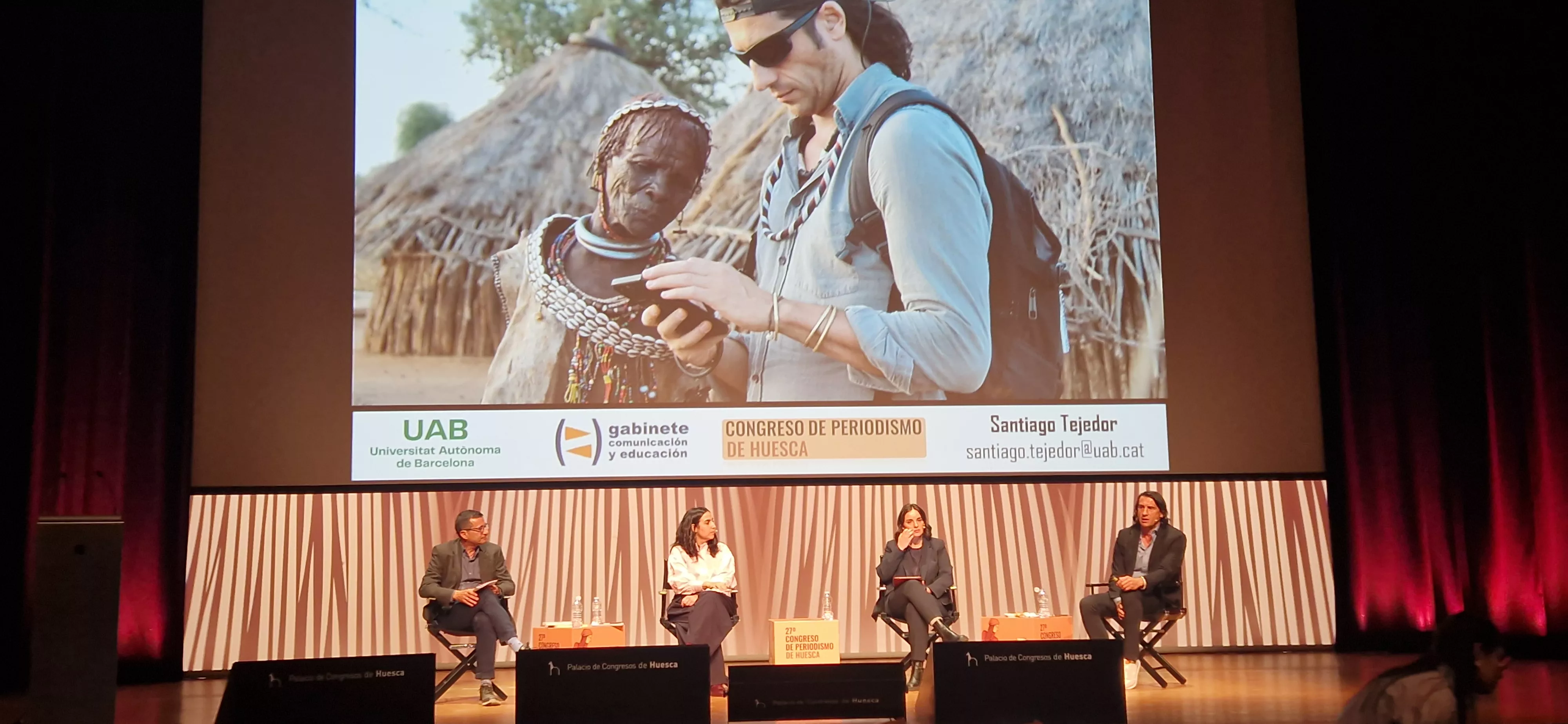 José Alberto García, Sara I. Belled y Emma Esser. Foto Myriam Martínez