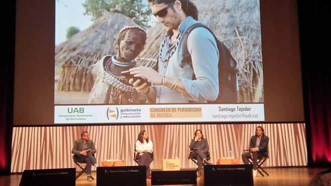 José Alberto García, Sara I. Belled y Emma Esser. Foto Myriam Martínez