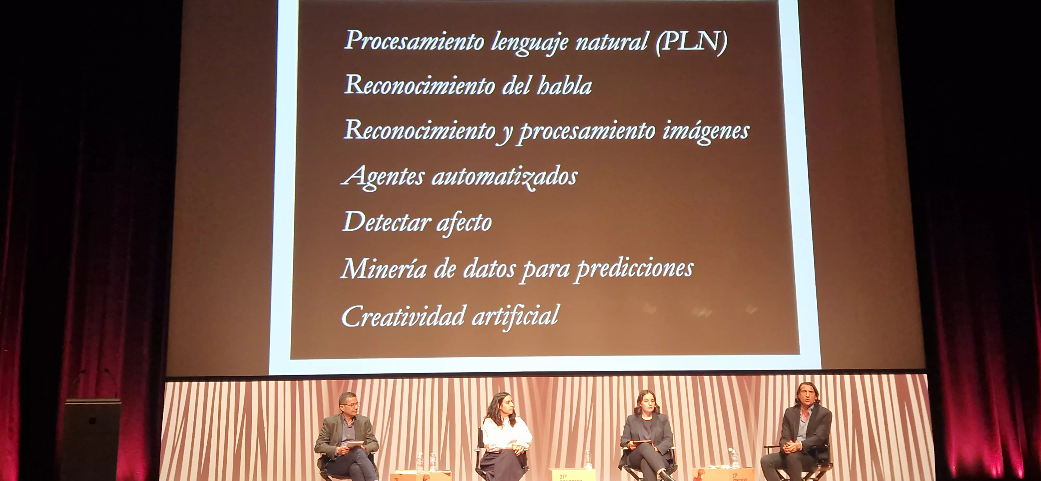 José Alberto García, Sara I. Belled, Emma Esser y Santiago Tejedor. Foto Myriam Martínez