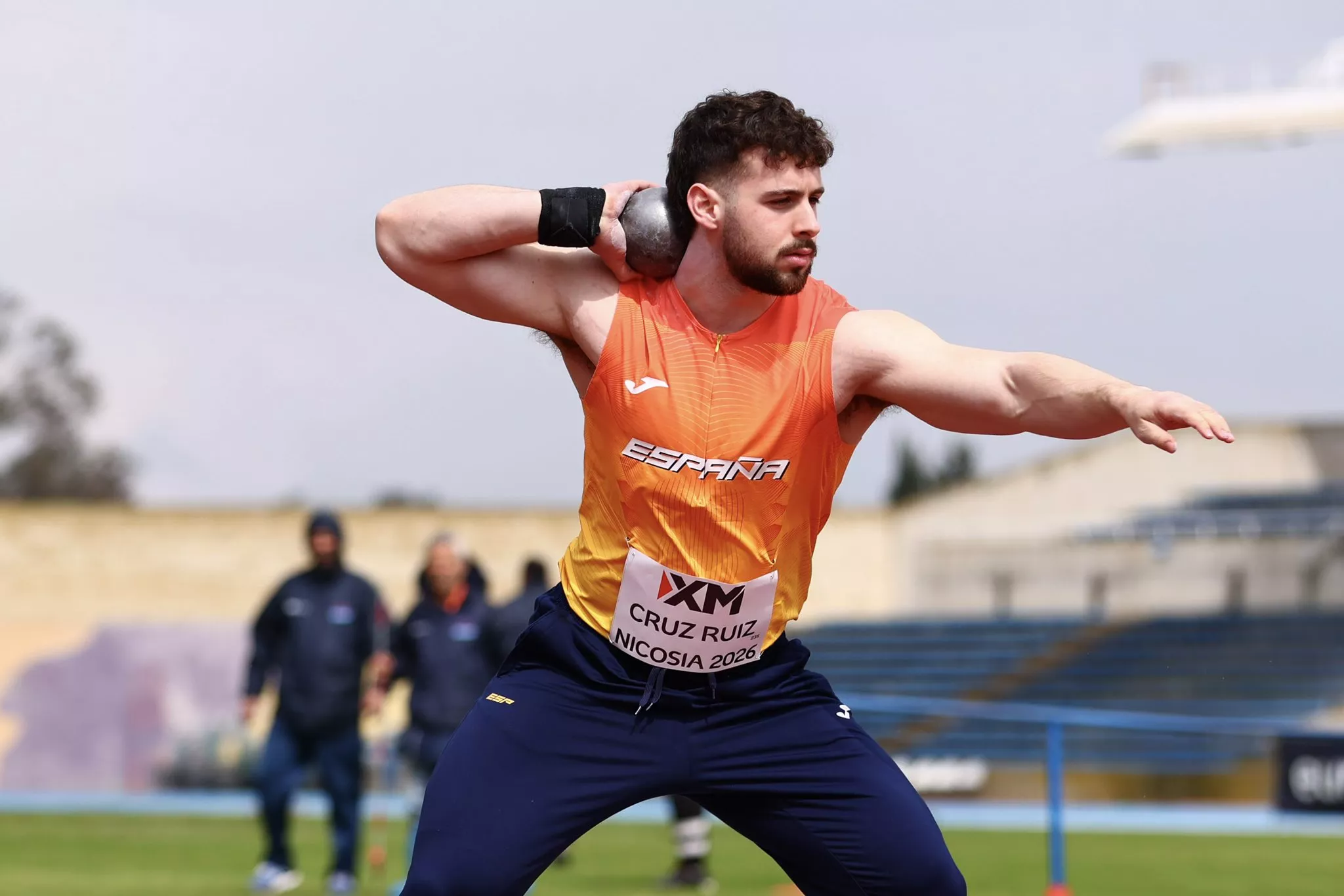 Javi Cruz durante el concurso. Foto RFEA