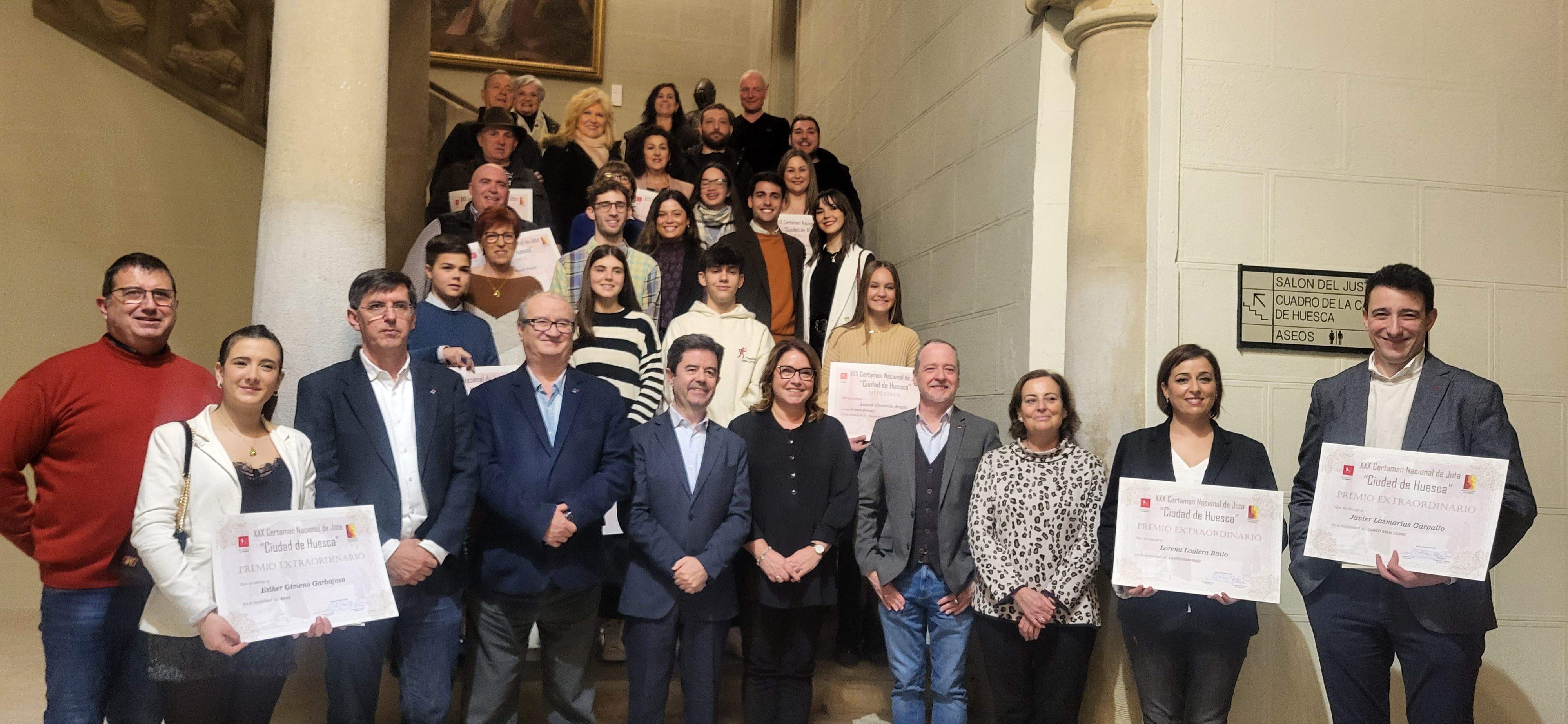 Entrega de Premios del XXX Certamen Nacional de Jota Ciudad de Huesca.Foto Myriam Martínez 