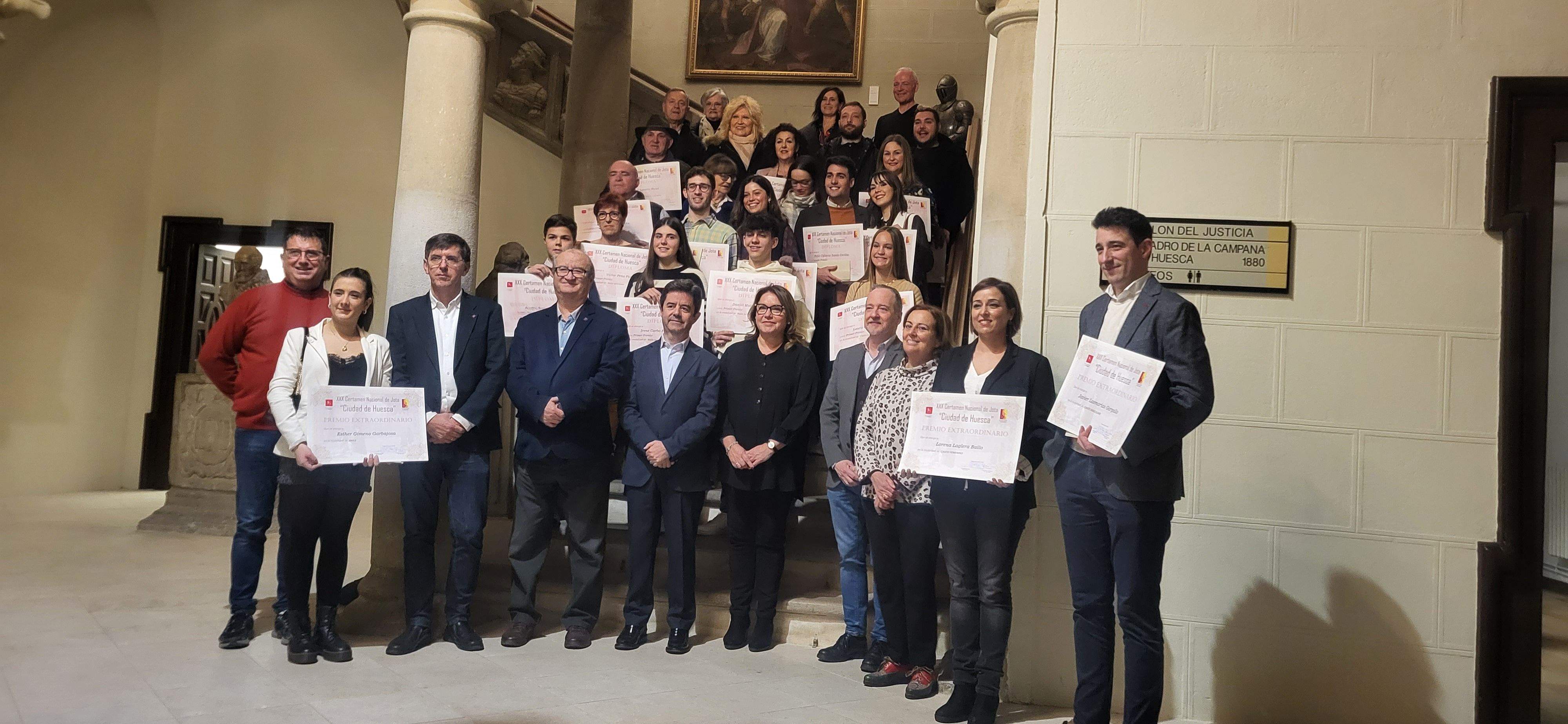 Entrega de Premios del XXX Certamen Nacional de Jota Ciudad de Huesca. Foto Myriam Martínez 