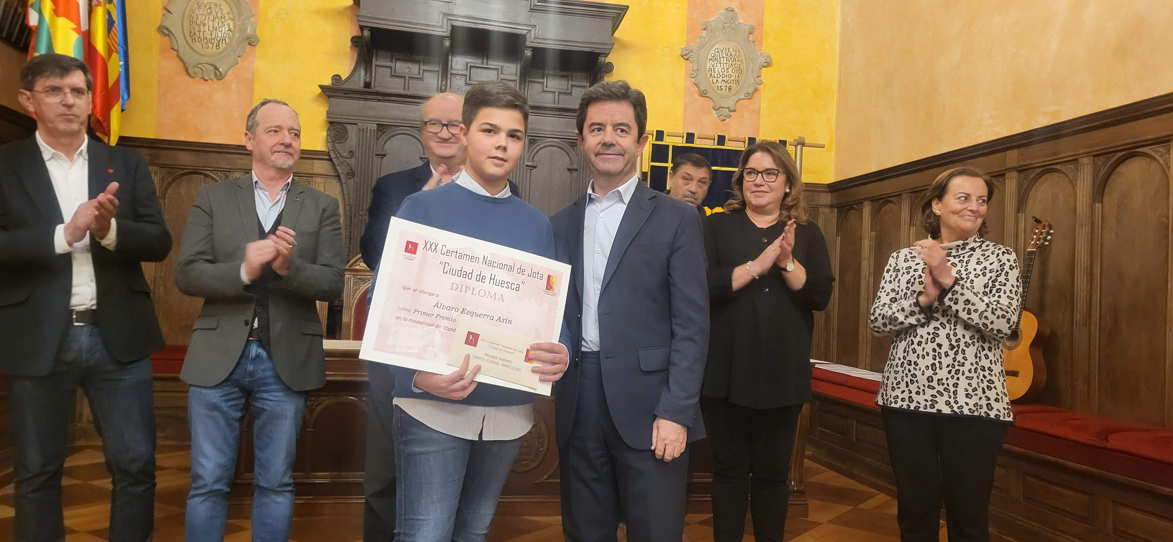 Entrega de Premios del XXX Certamen Nacional de Jota Ciudad de Huesca. Foto Myriam Martínez