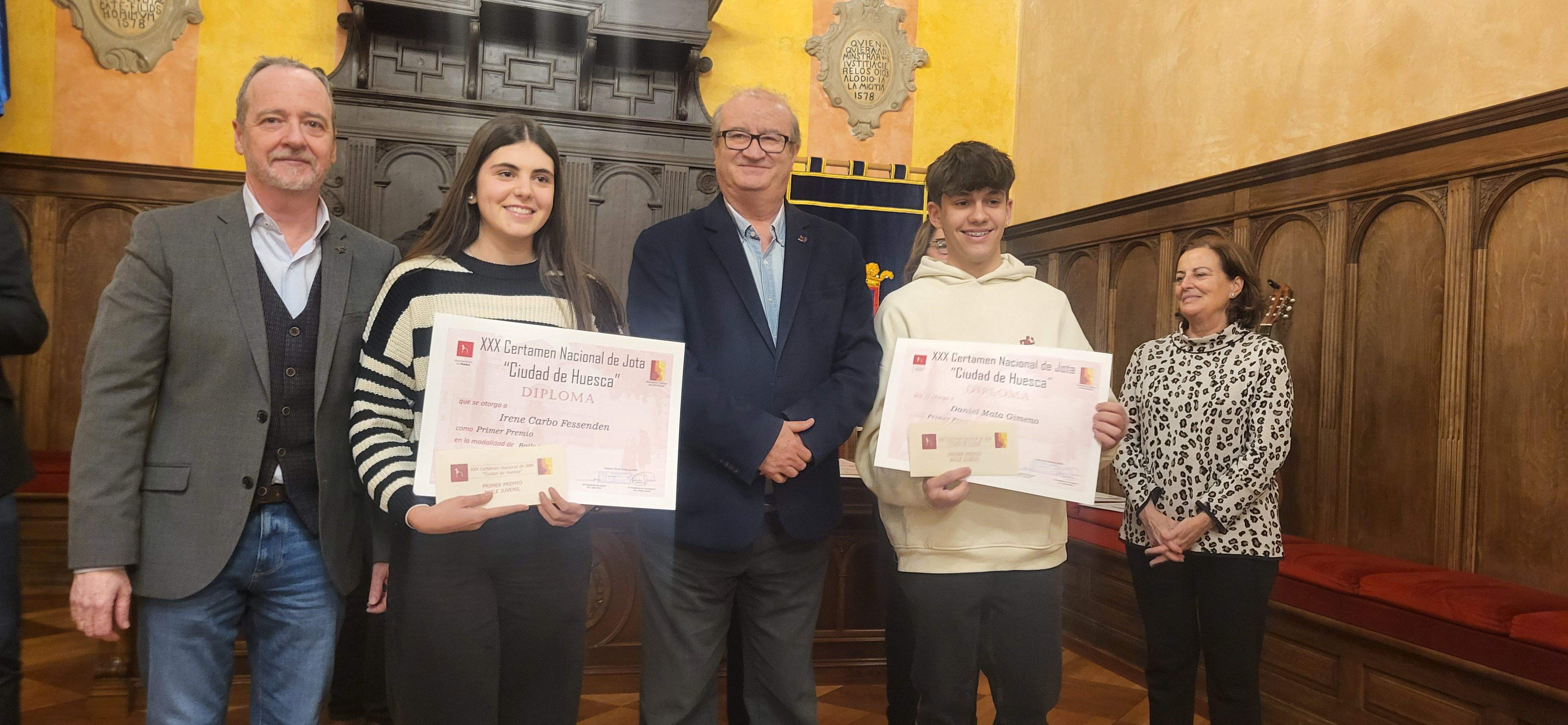 Entrega de Premios del XXX Certamen Nacional de Jota Ciudad de Huesca. Foto Myriam Martínez 