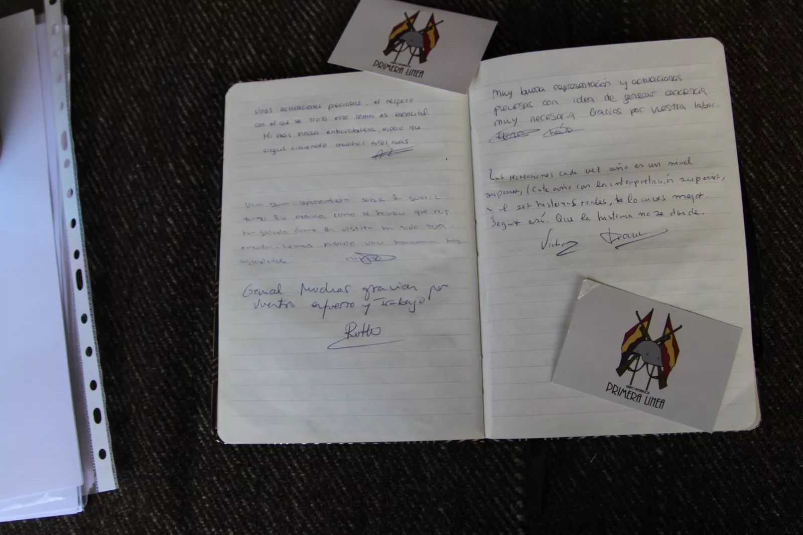 Recreación en Siétamo de la guerra de 1936. Foto Carlos Neofato