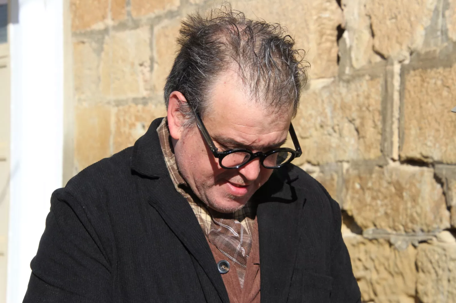 Recreación en Siétamo de la guerra de 1936. Foto Carlos Neofato