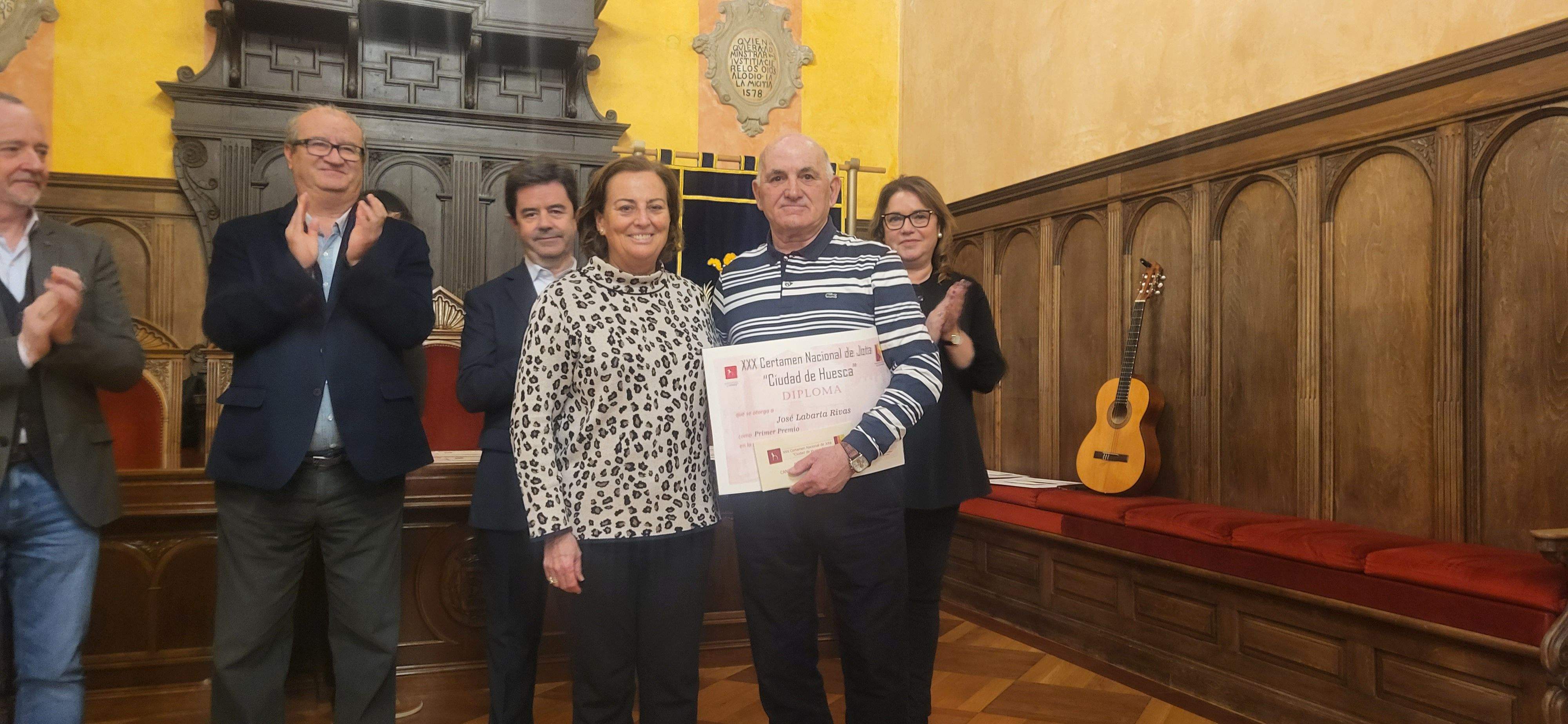 Entrega de Premios del XXX Certamen Nacional de Jota Ciudad de Huesca. Foto Myriam Martínez 