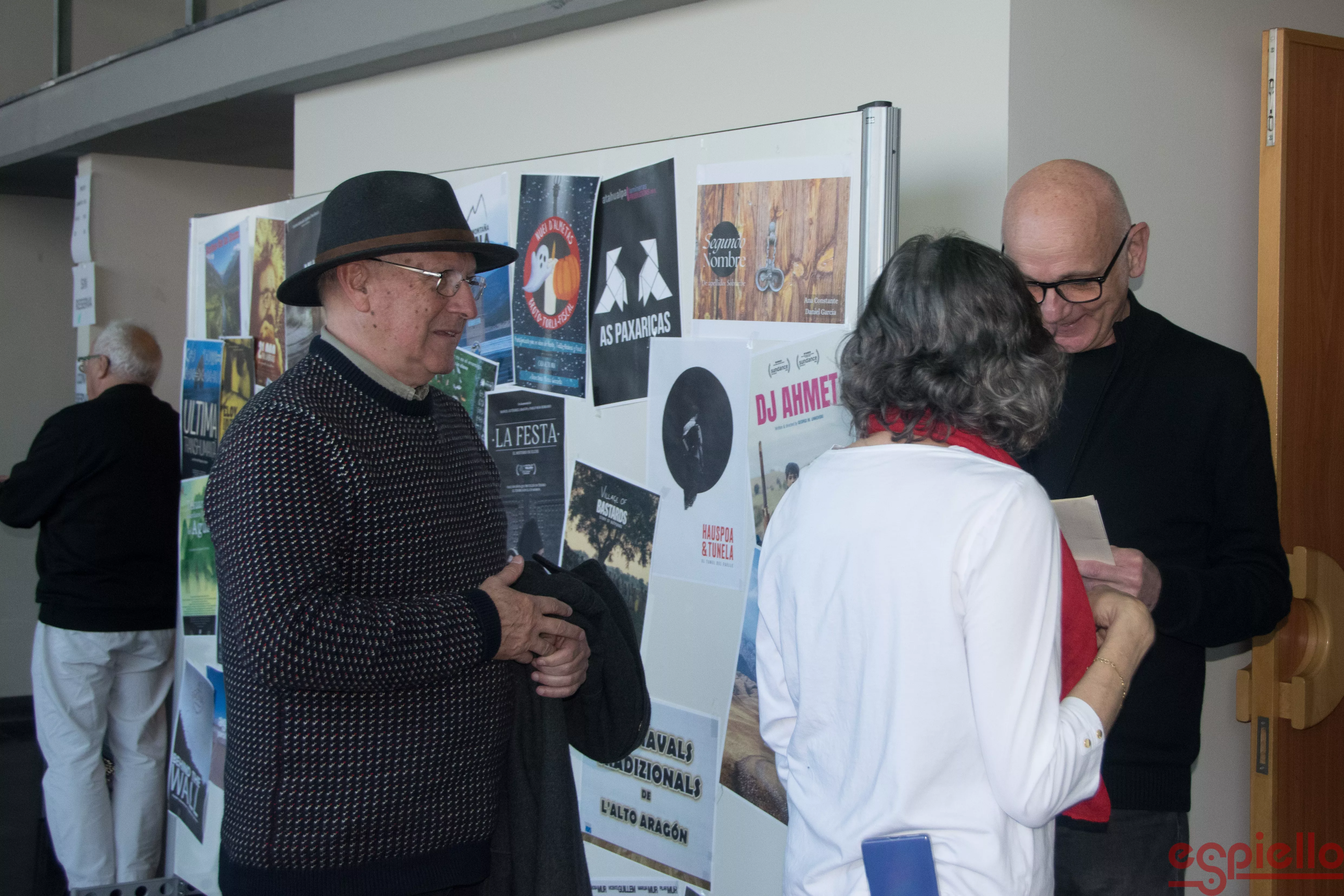 Estreno de la película "Con la tierra en los pies". Foto Espiello