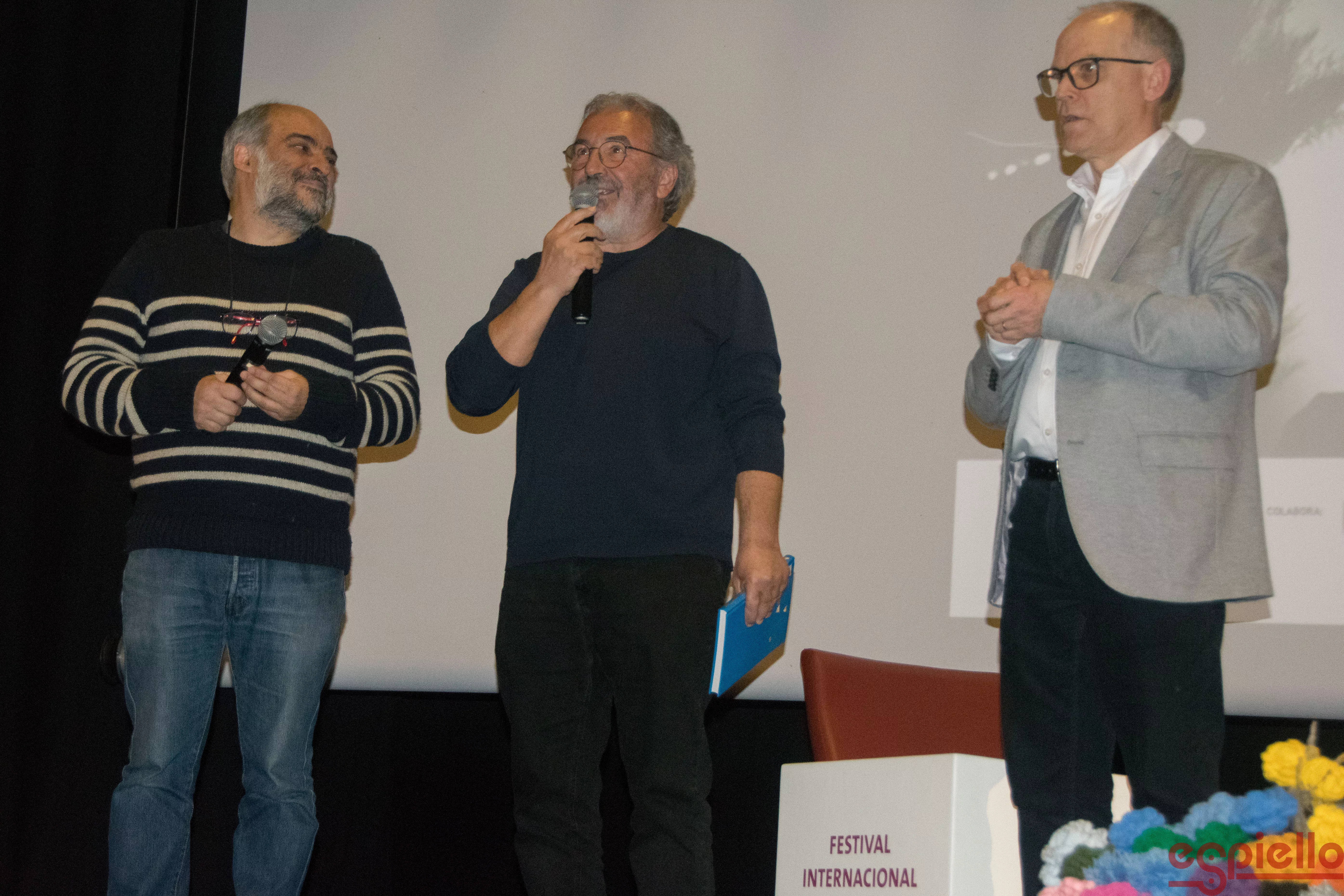 Fernando Vera, José Luis Acín y Rafael Latre. Foto Espiello