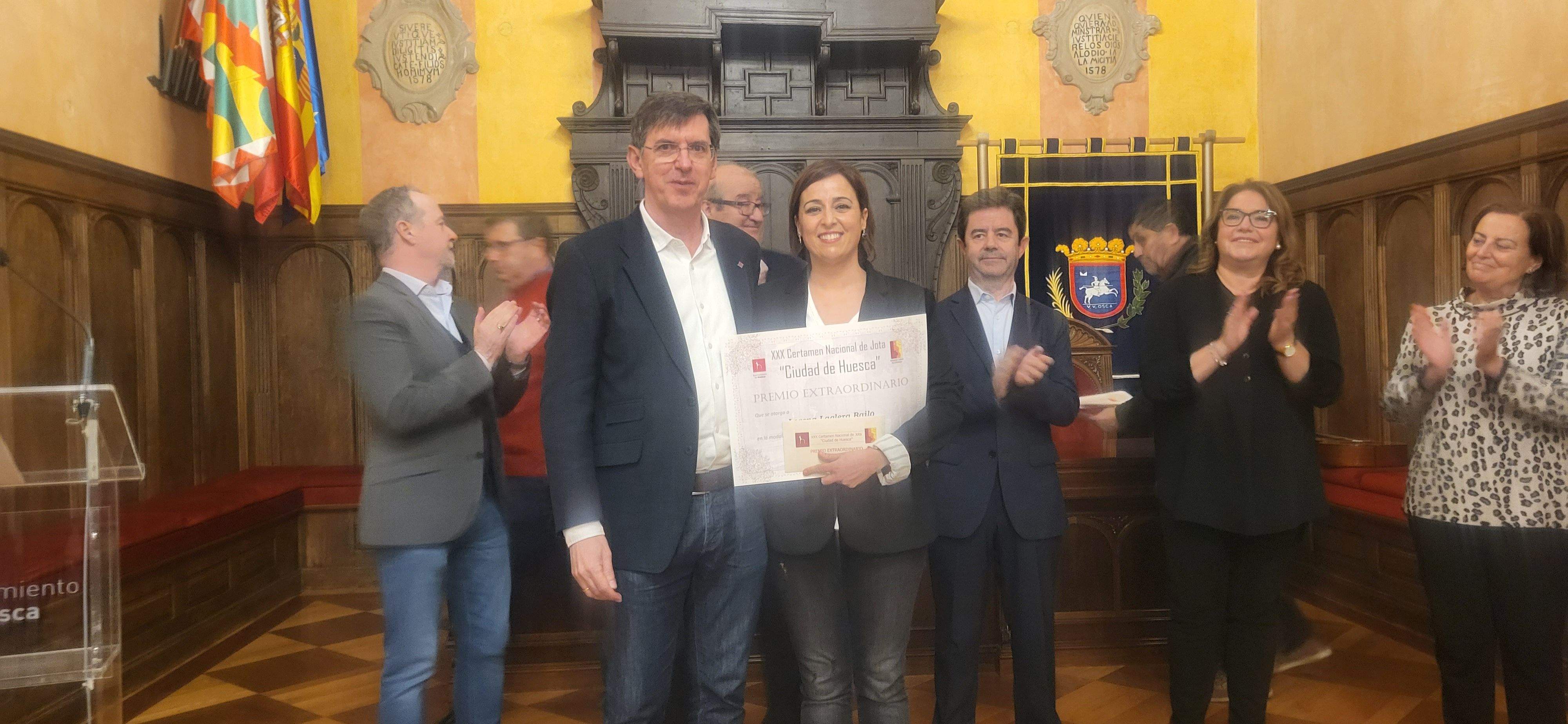 Entrega de Premios del XXX Certamen Nacional de Jota Ciudad de Huesca. Foto Myriam Martínez 