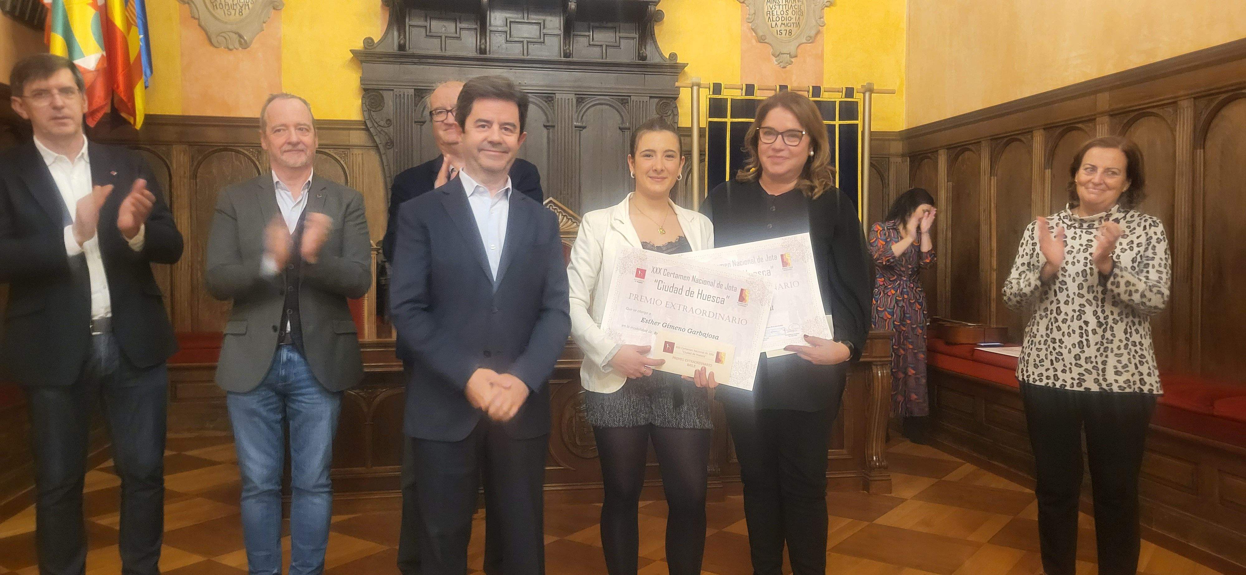 Entrega de Premios del XXX Certamen Nacional de Jota Ciudad de Huesca. Foto Myriam Martínez 