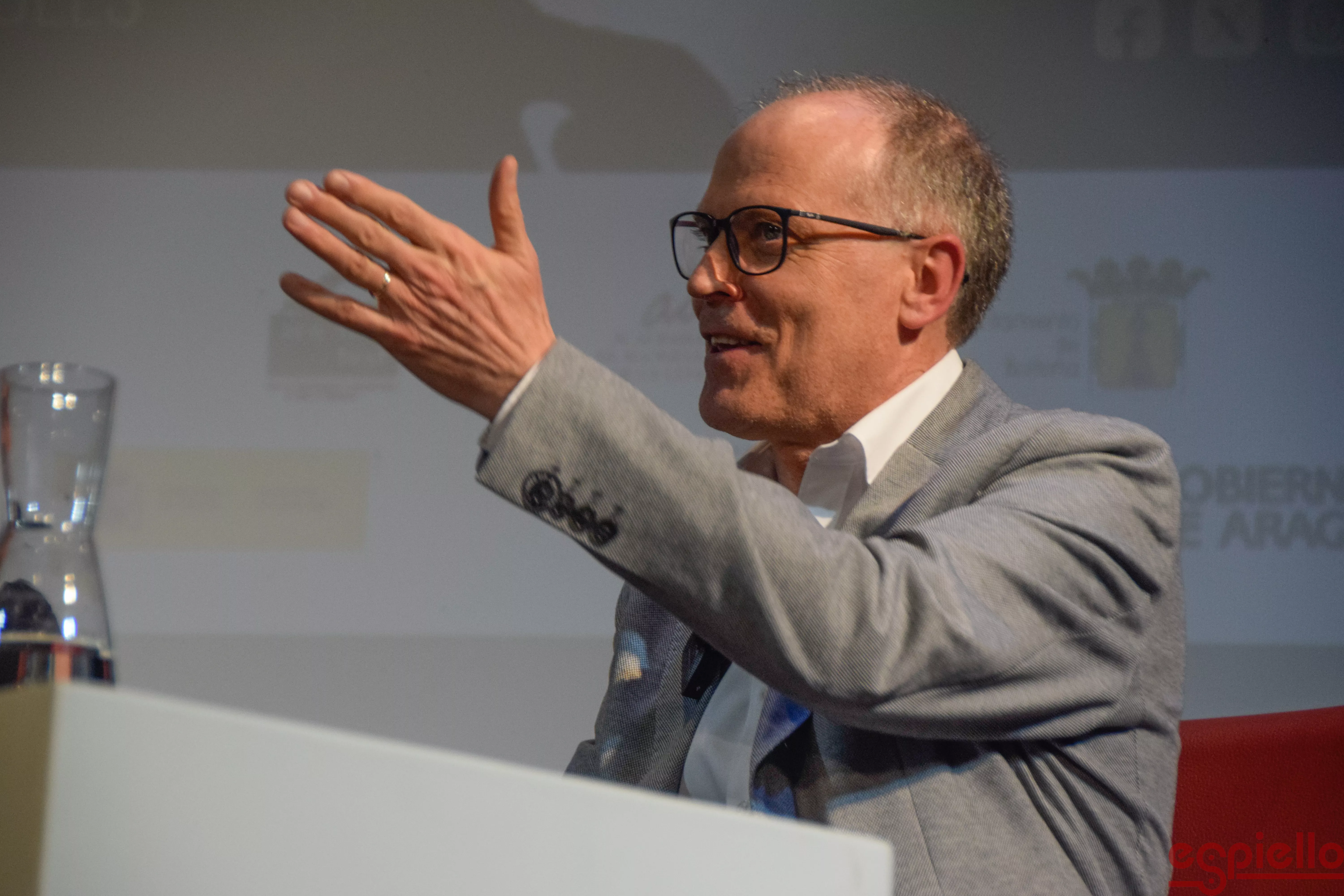 Rafael Latre. Estreno de la película "Con la tierra en los pies". Foto Espiello