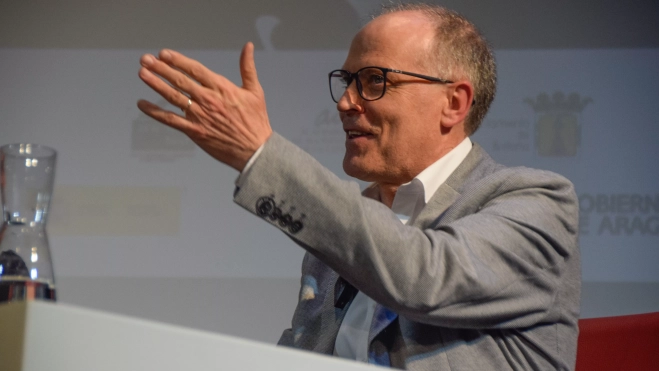 Rafael Latre. Estreno de la película "Con la tierra en los pies". Foto Espiello