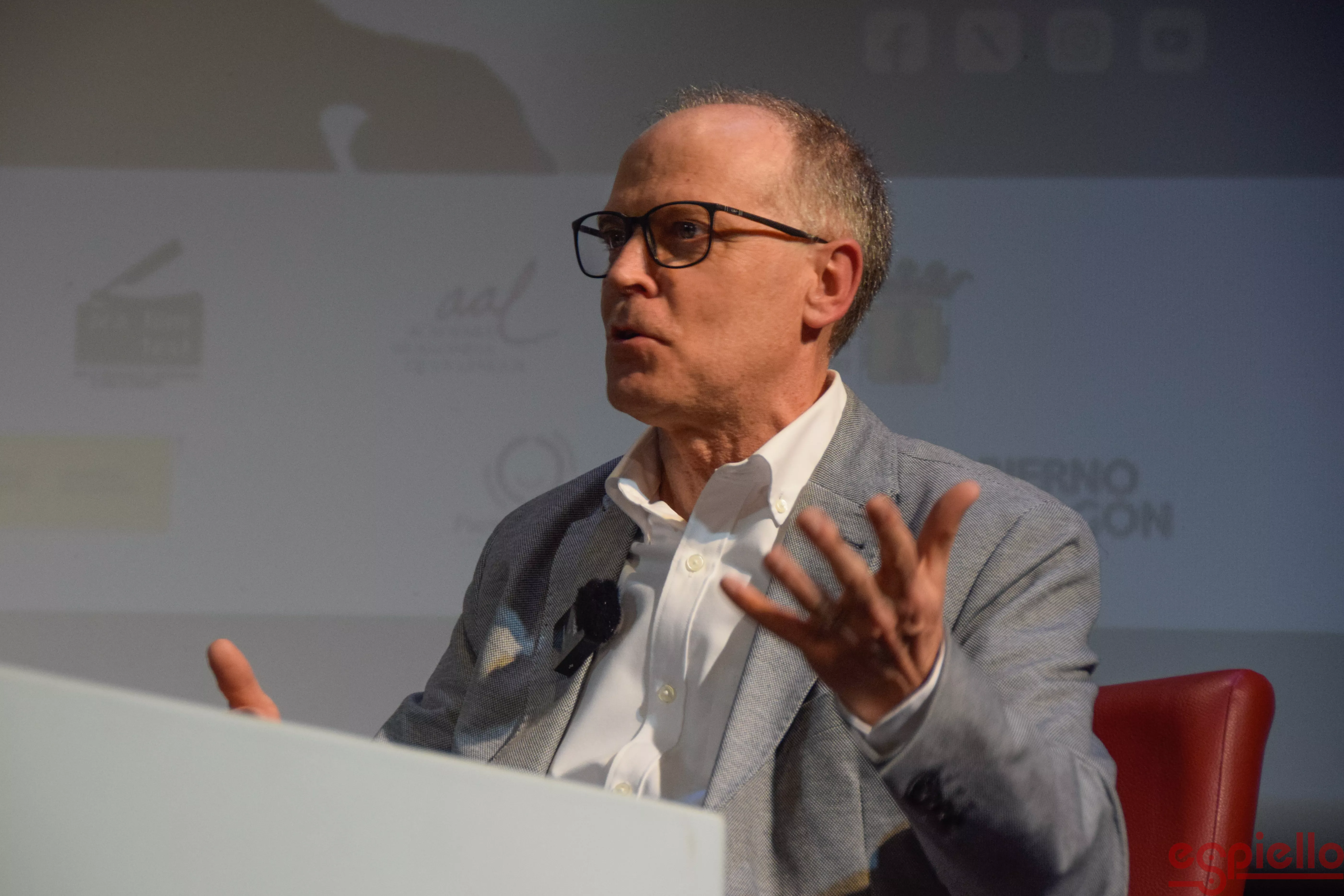 Rafael Latre. Estreno de la película "Con la tierra en los pies". Foto Espiello