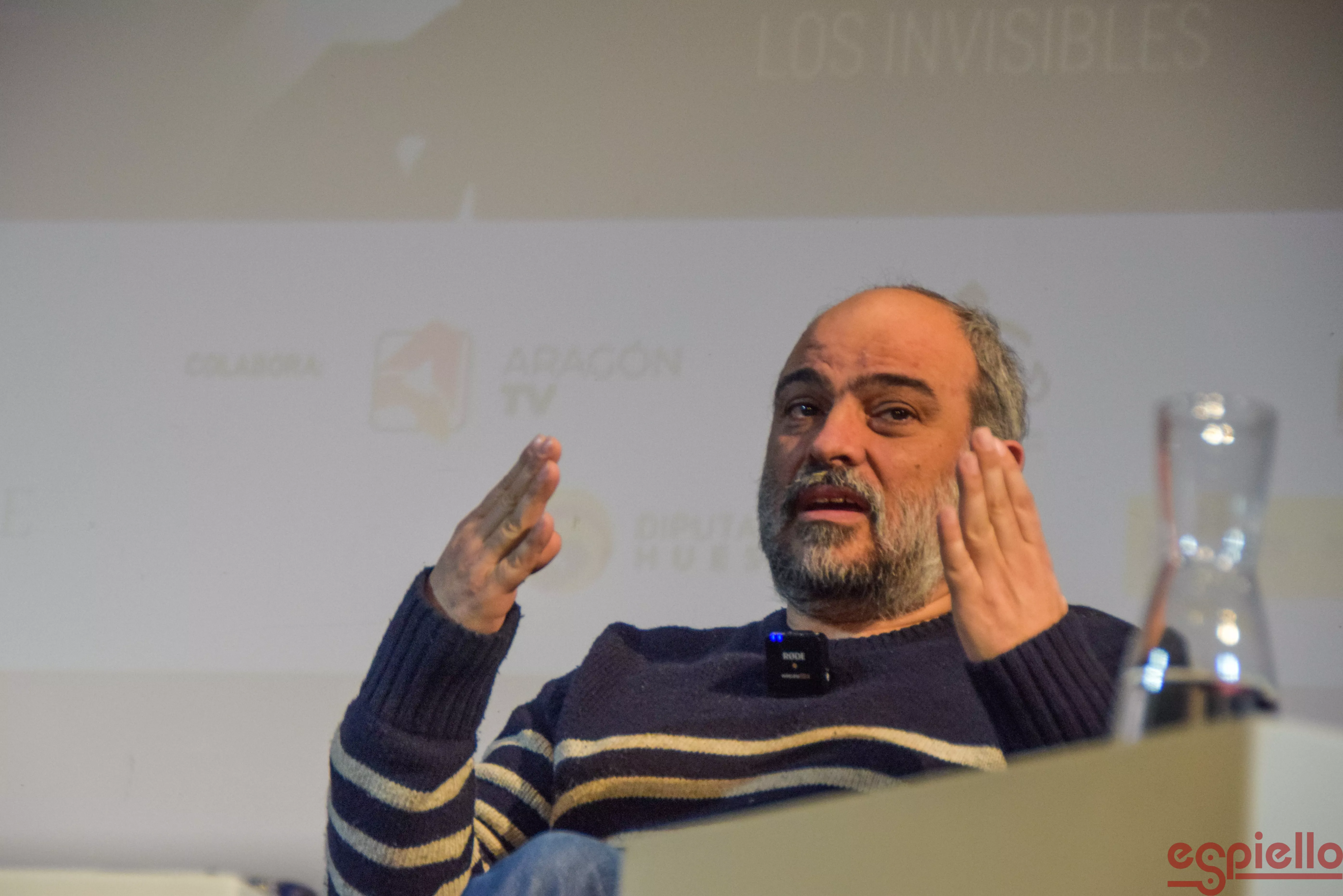 Fernando Vera. Estreno de la película "Con la tierra en los pies". Foto Espiello