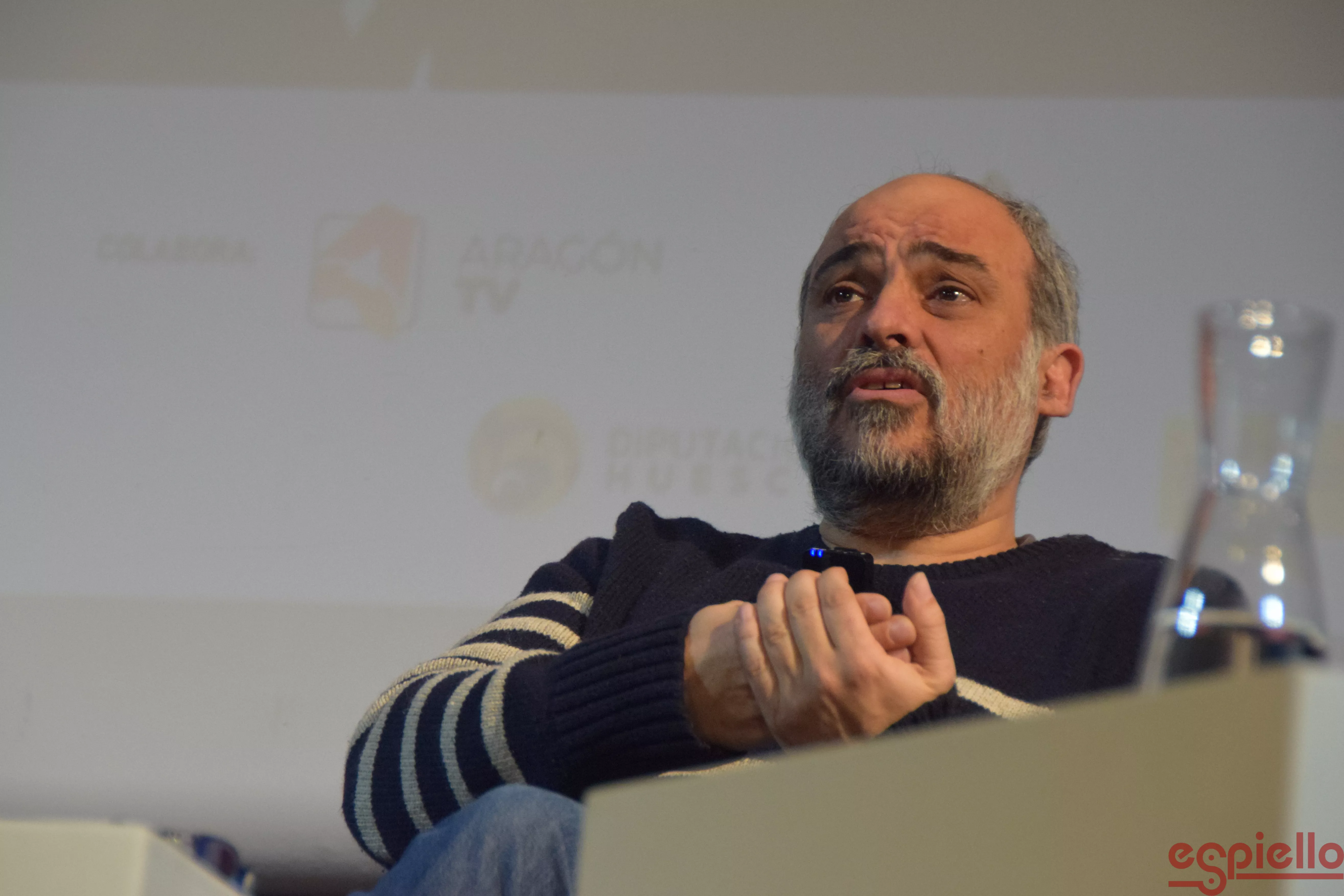 Fernando Vera. Estreno de la película "Con la tierra en los pies". Foto Espiello