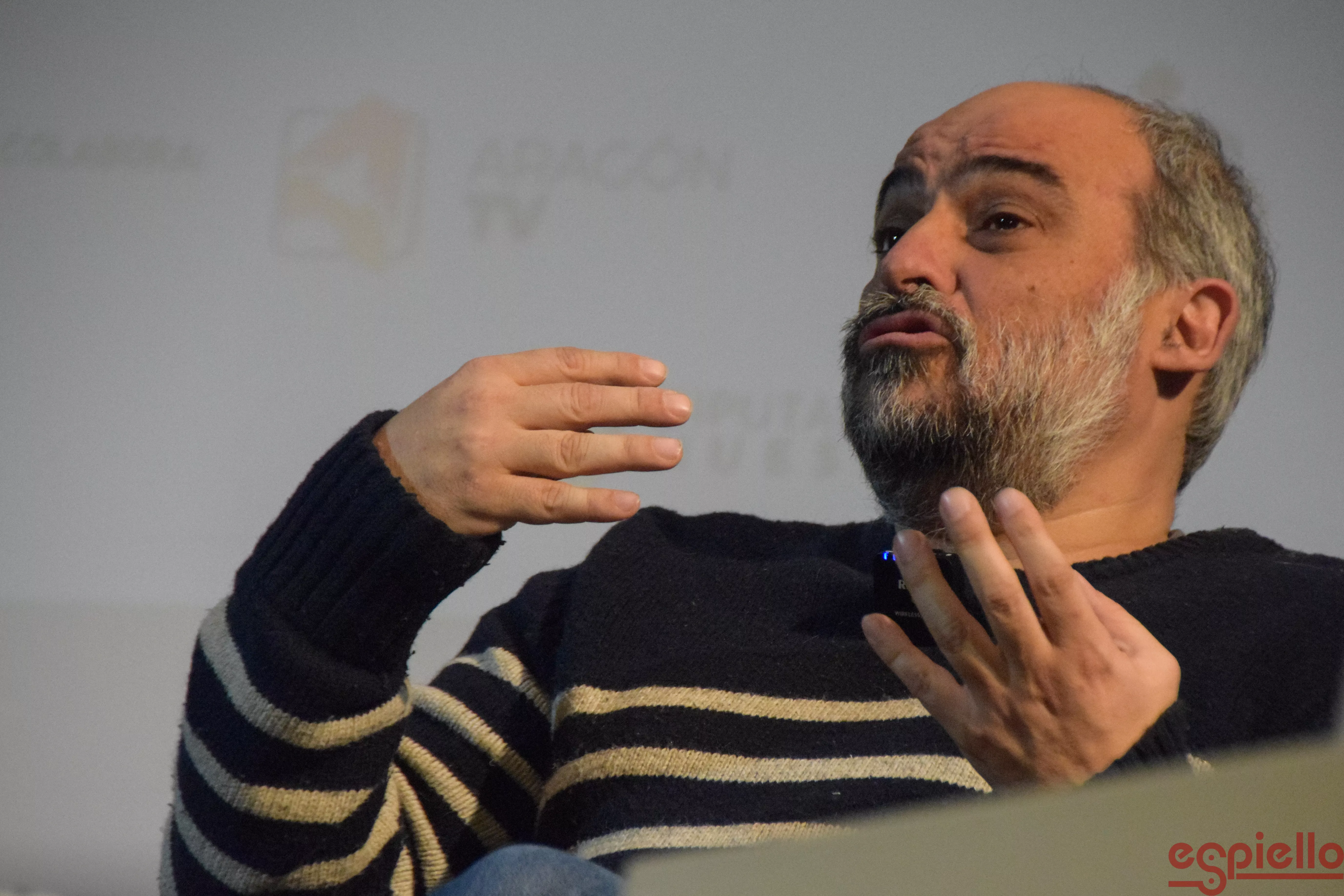 Fernando Vera. Estreno de la película "Con la tierra en los pies". Foto Espiello