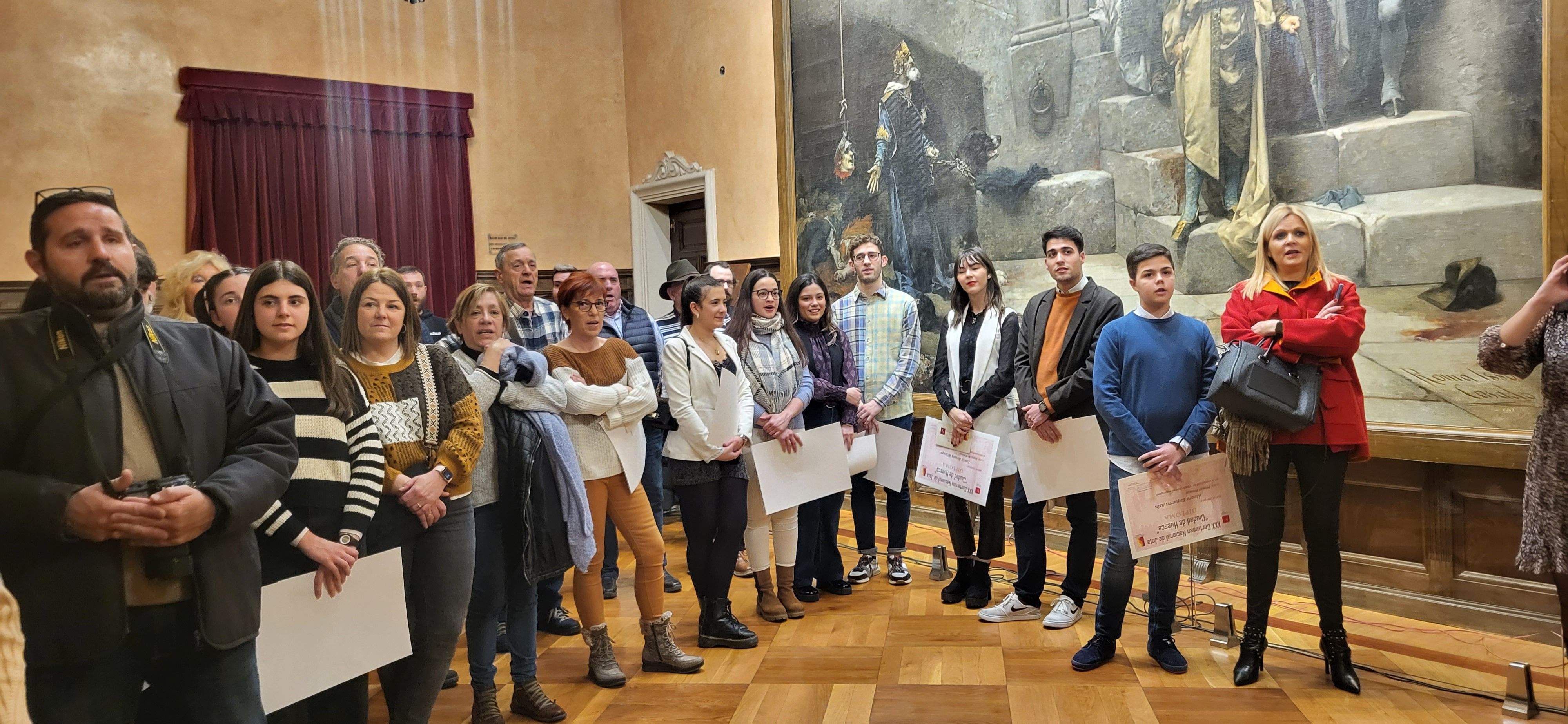 Entrega de Premios del XXX Certamen Nacional de Jota Ciudad de Huesca. Foto Myriam Martínez 