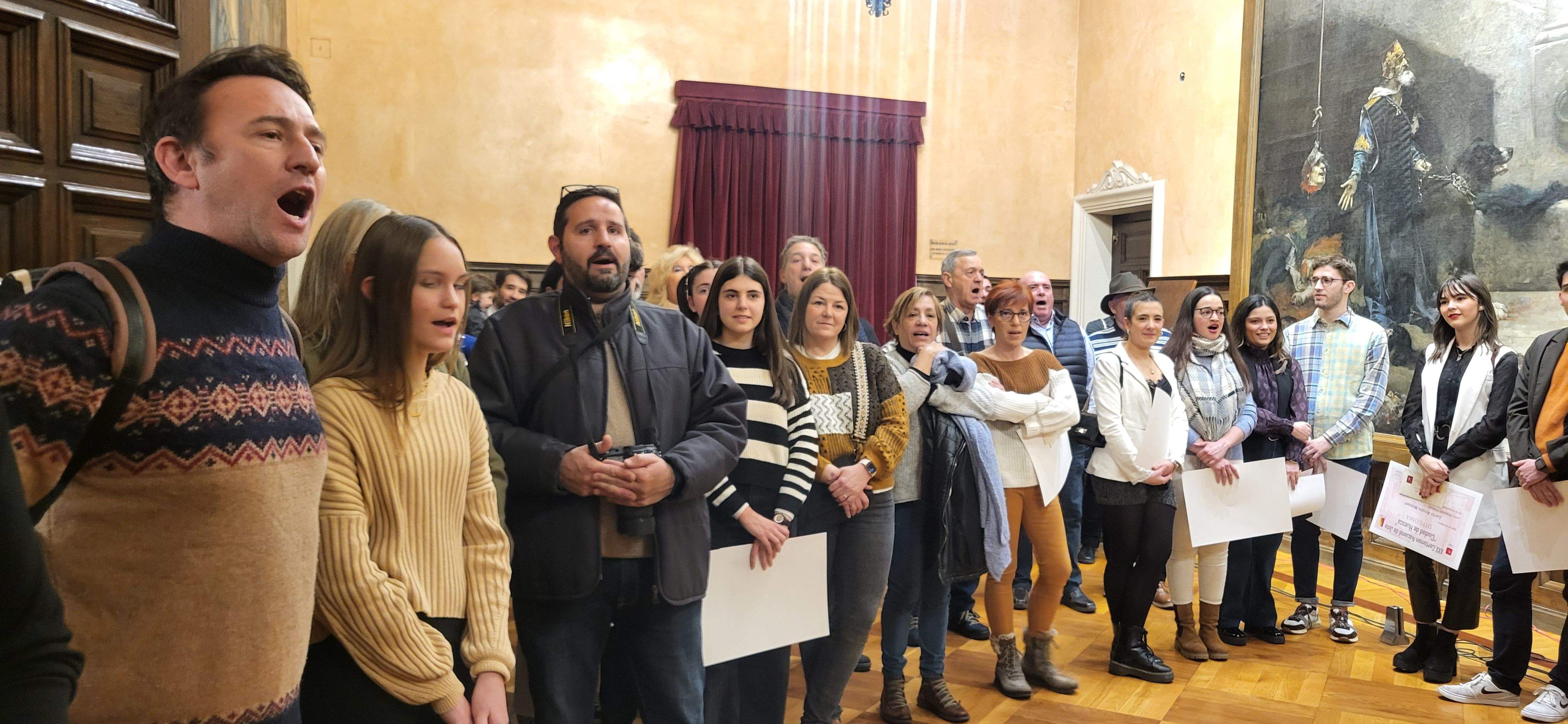Entrega de Premios del XXX Certamen Nacional de Jota Ciudad de Huesca. Foto Myriam Martínez
