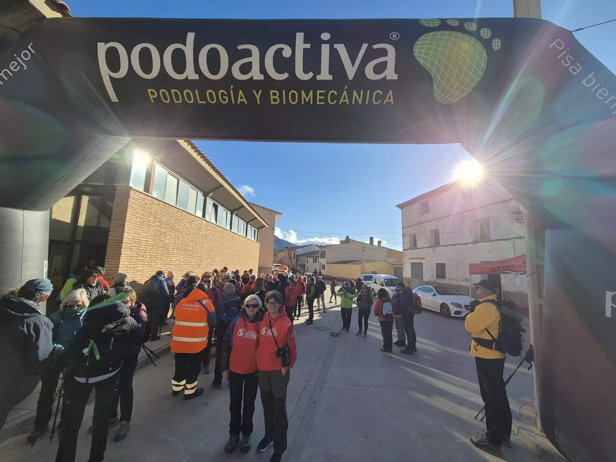 Marcha Nueno-Etiopía con recaudación para Entarachén Bosco Global. Foto Juanlu Herrero