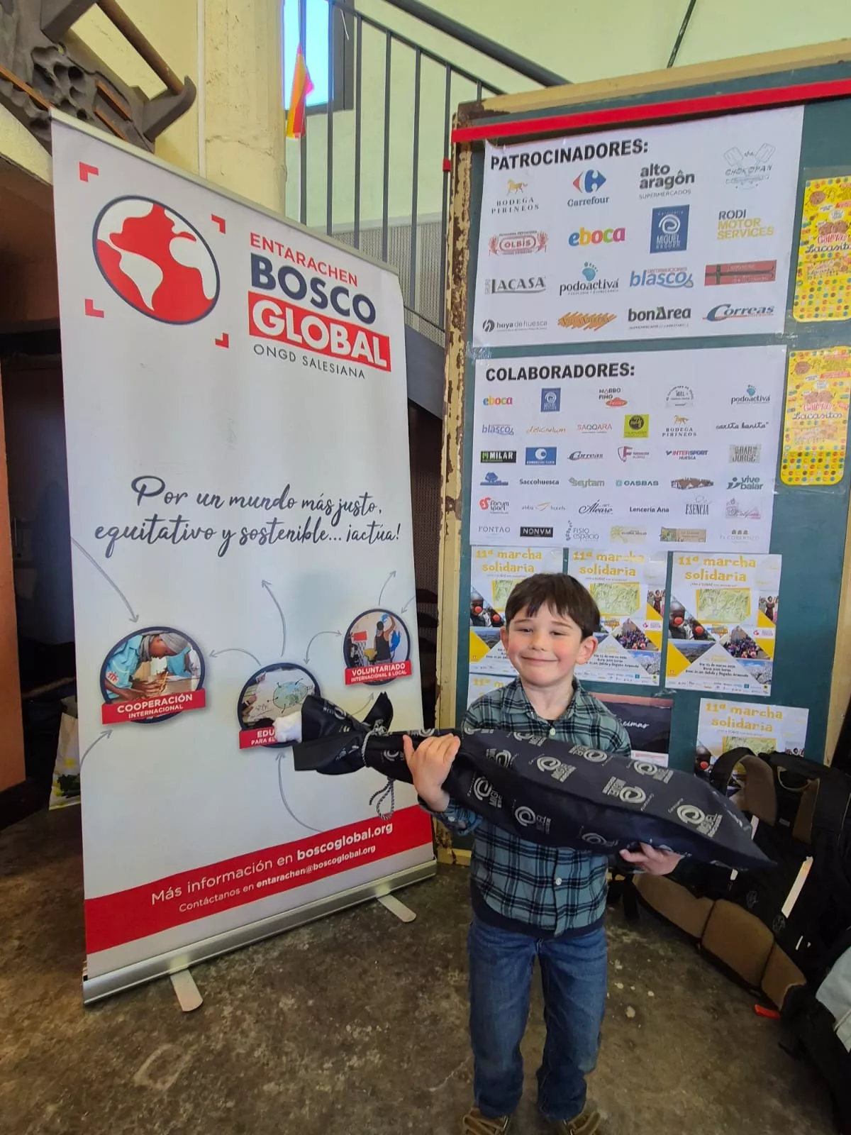 Marcha Nueno-Etiopía con recaudación para Entarachén Bosco Global. Foto Juanlu Herrero