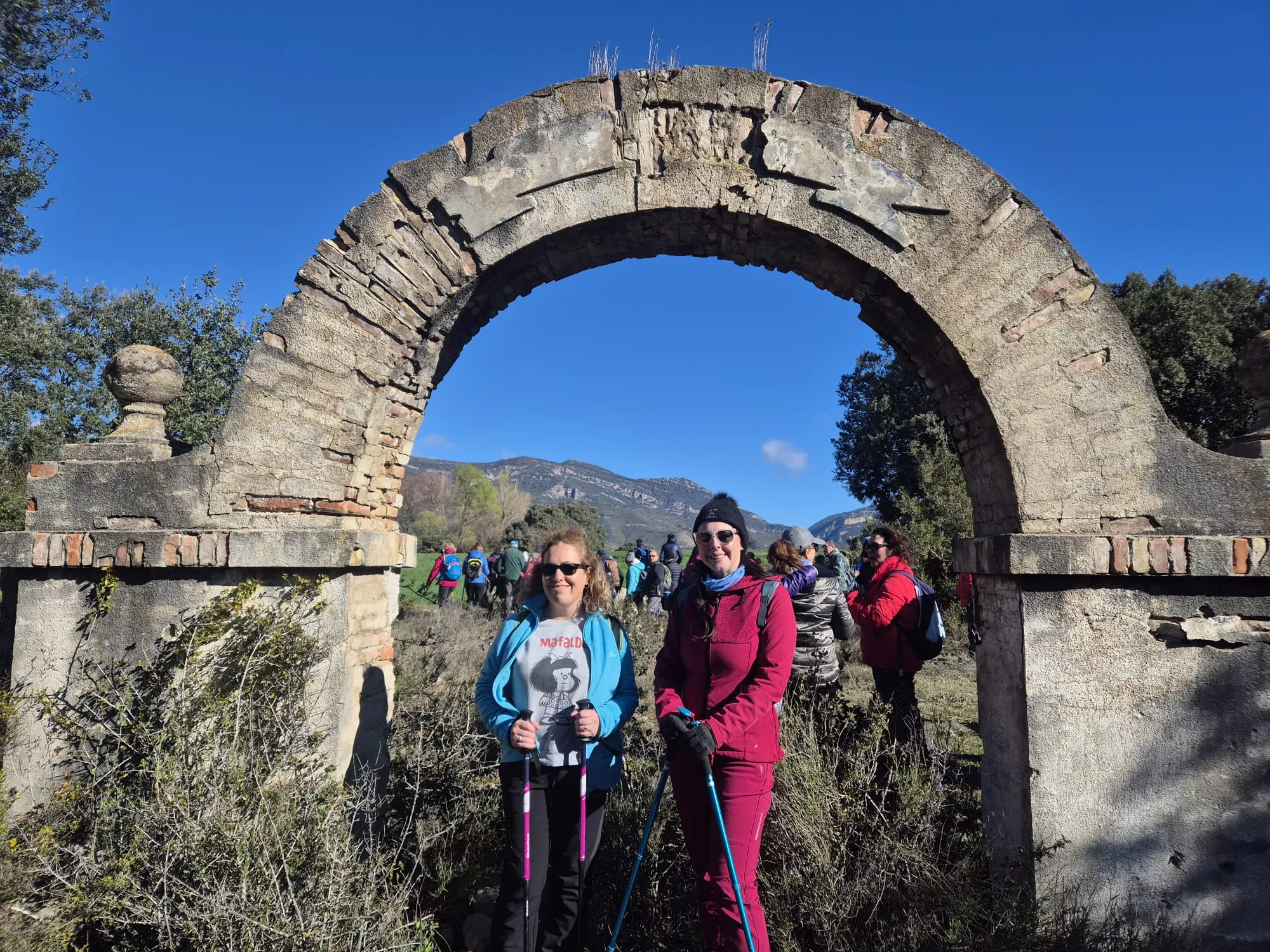 Marcha Nueno-Etiopía con recaudación para Entarachén Bosco Global. Foto Juanlu Herrero