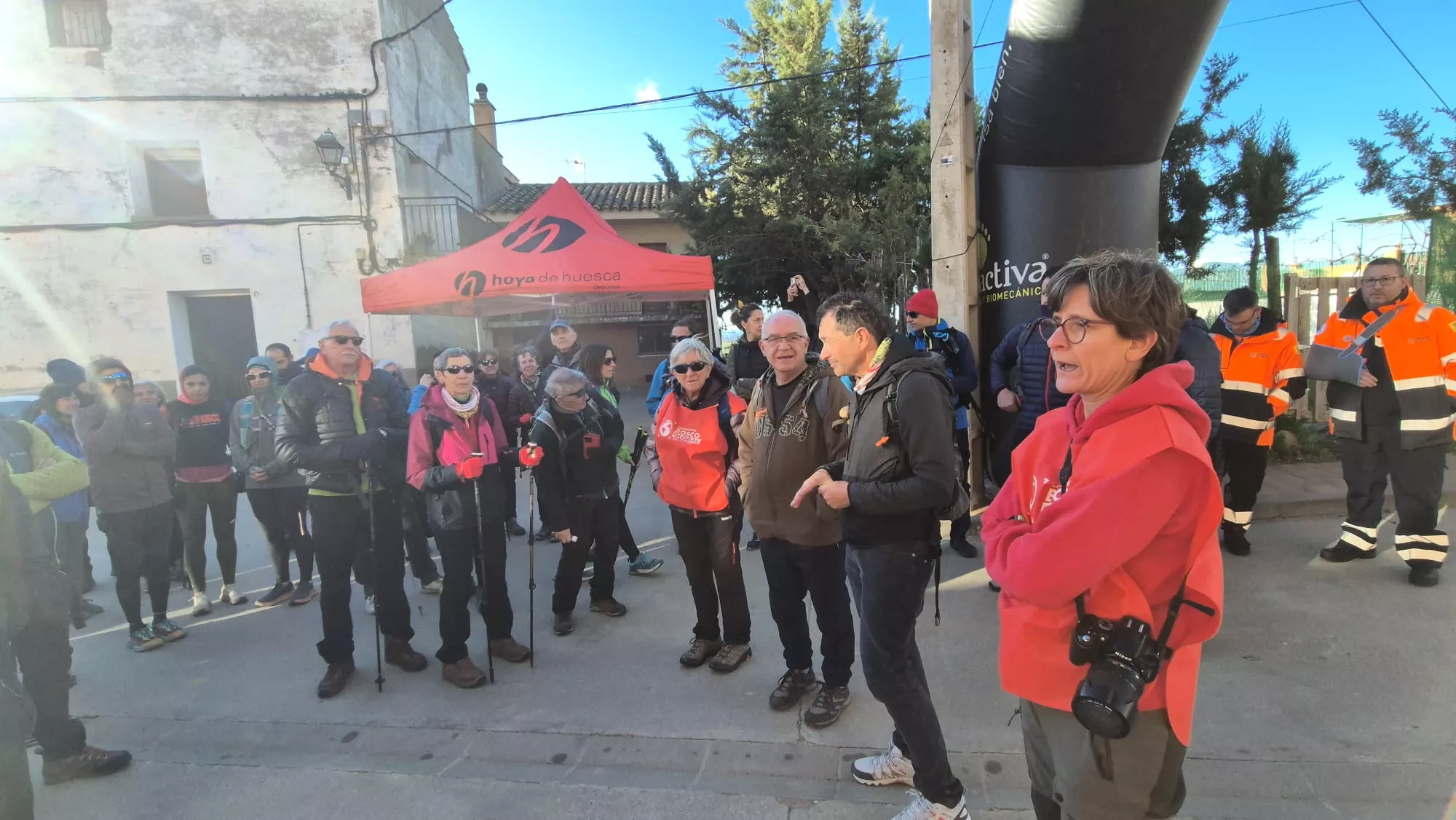 Marcha Nueno-Etiopía con recaudación para Entarachén Bosco Global. Foto Juanlu Herrero
