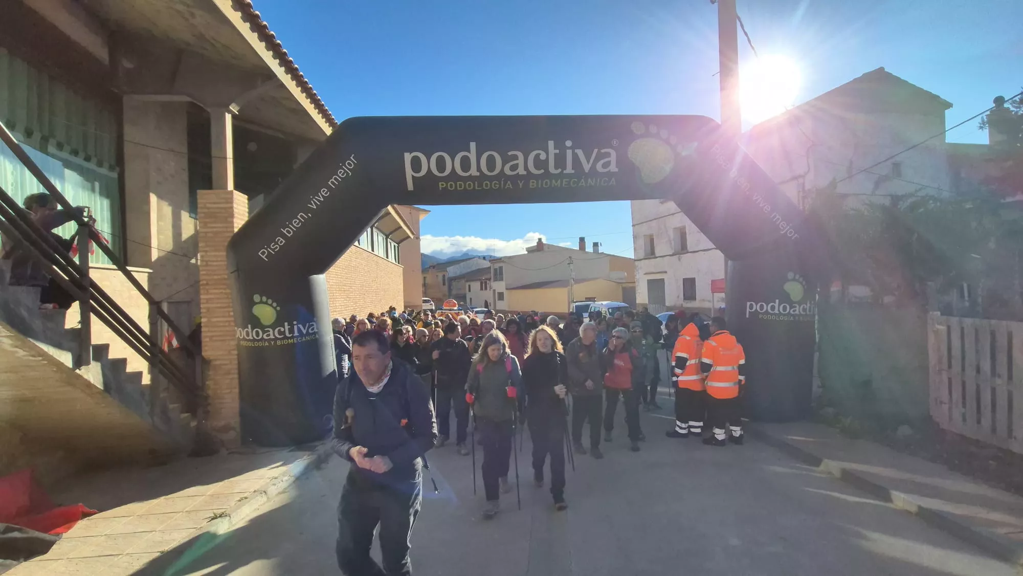Marcha Nueno-Etiopía con recaudación para Entarachén Bosco Global. Foto Juanlu Herrero