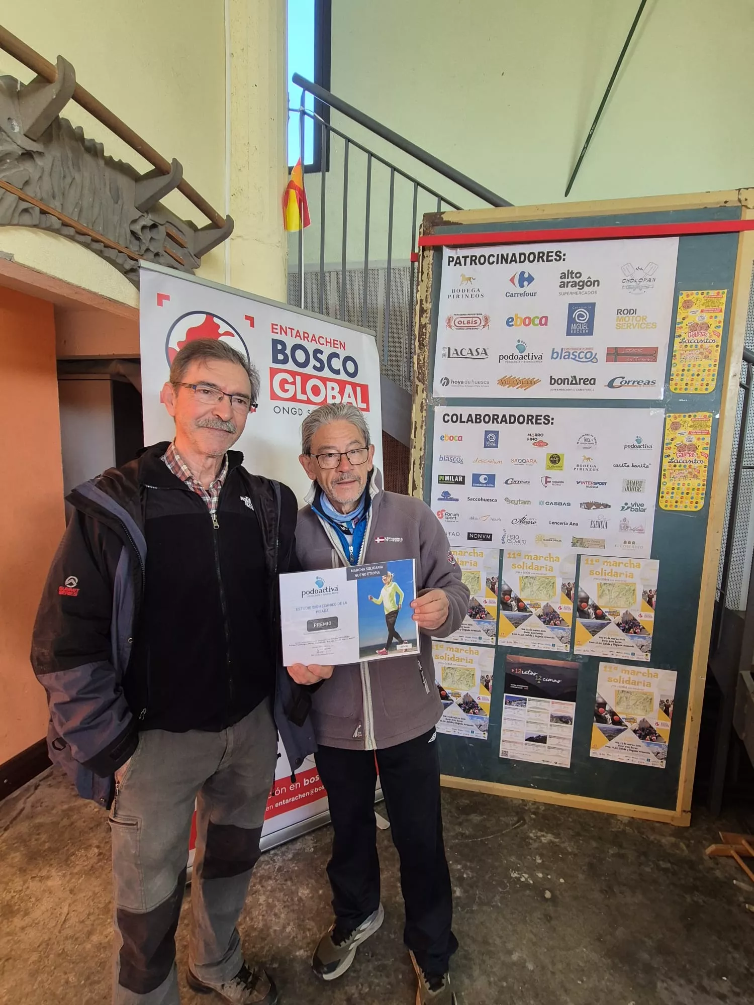 Marcha Nueno-Etiopía con recaudación para Entarachén Bosco Global. Foto Juanlu Herrero