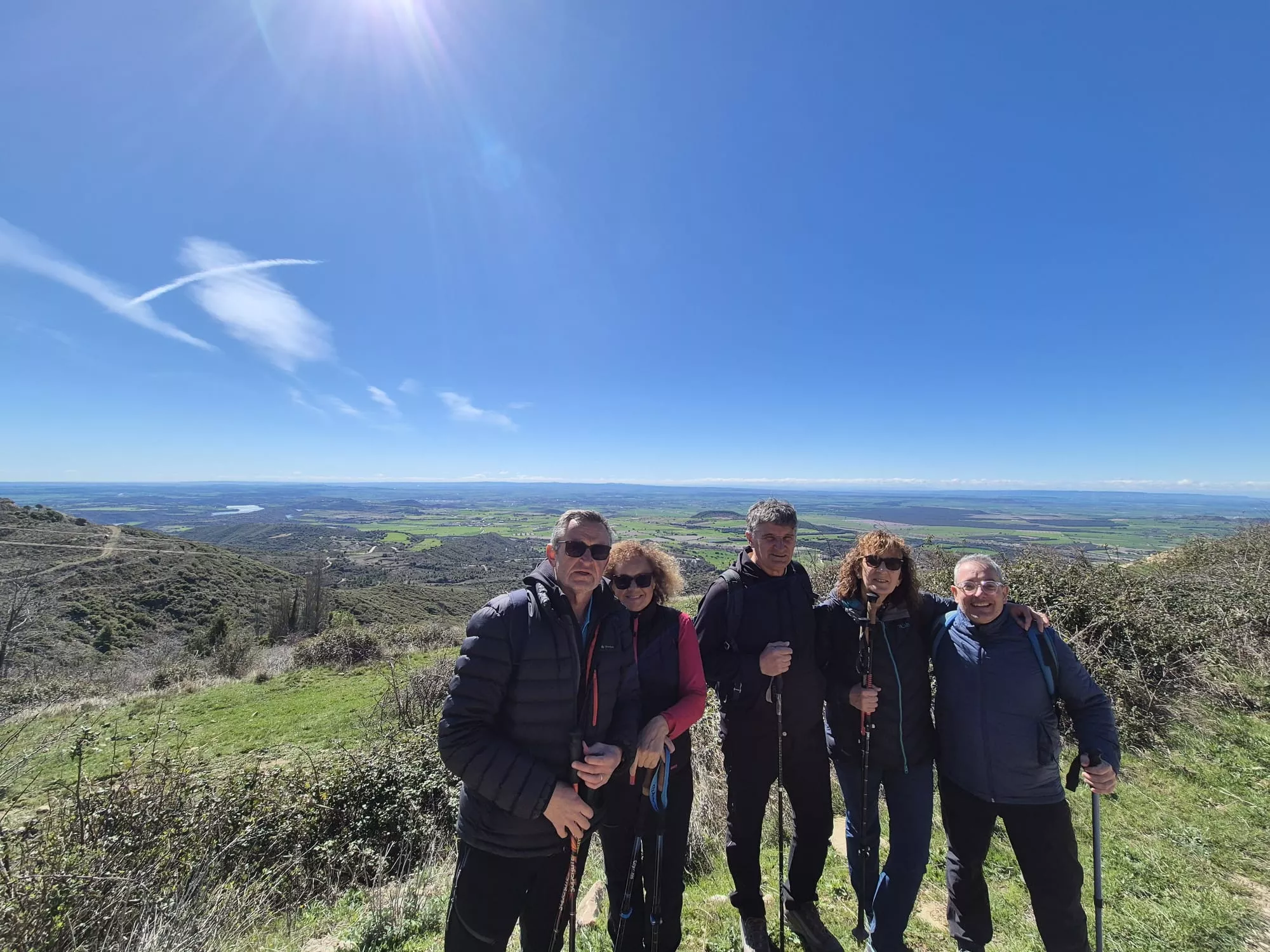 Marcha Nueno-Etiopía con recaudación para Entarachén Bosco Global. Foto Juanlu Herrero