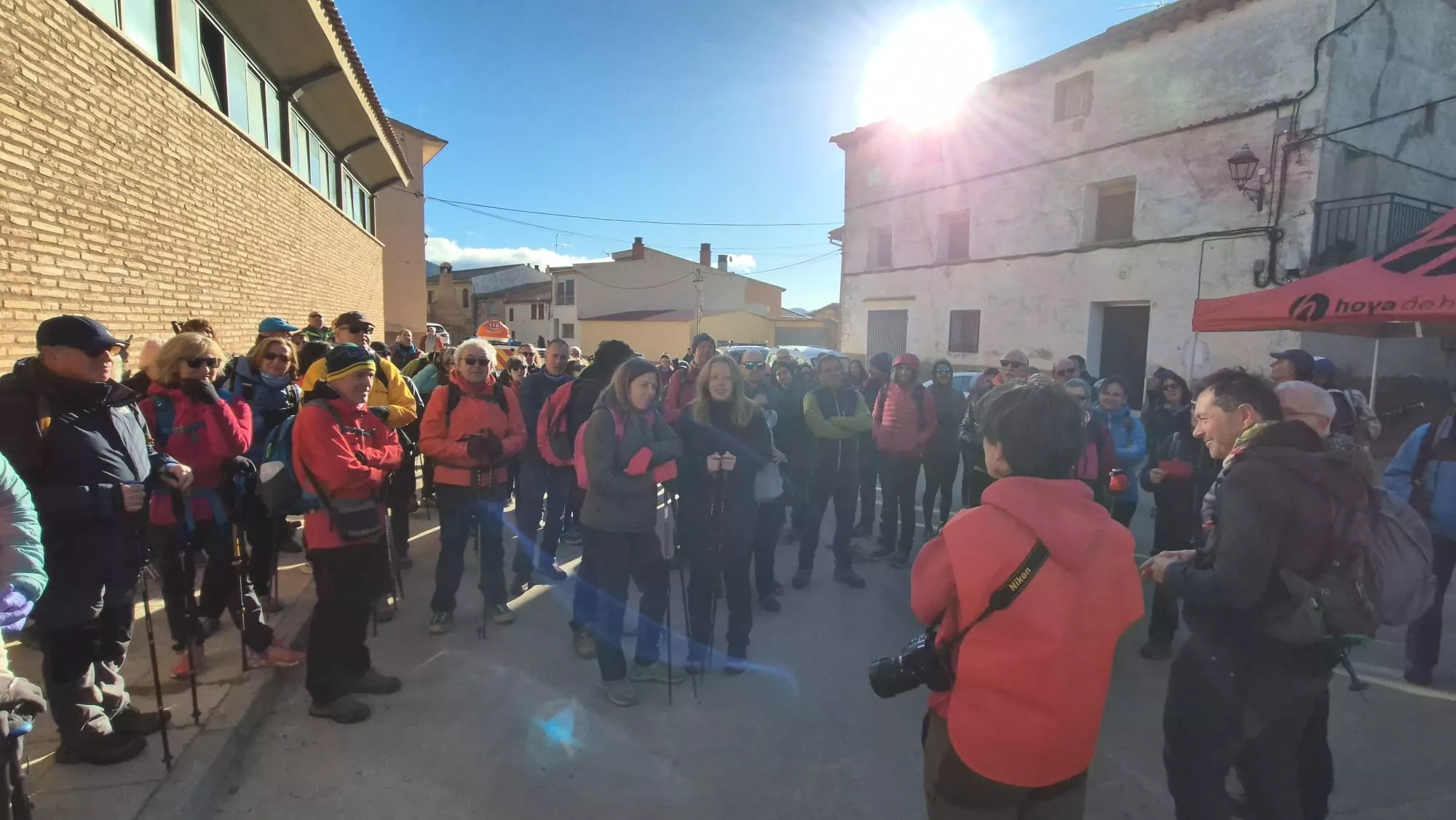 Marcha Nueno-Etiopía con recaudación para Entarachén Bosco Global. Foto Juanlu Herrero