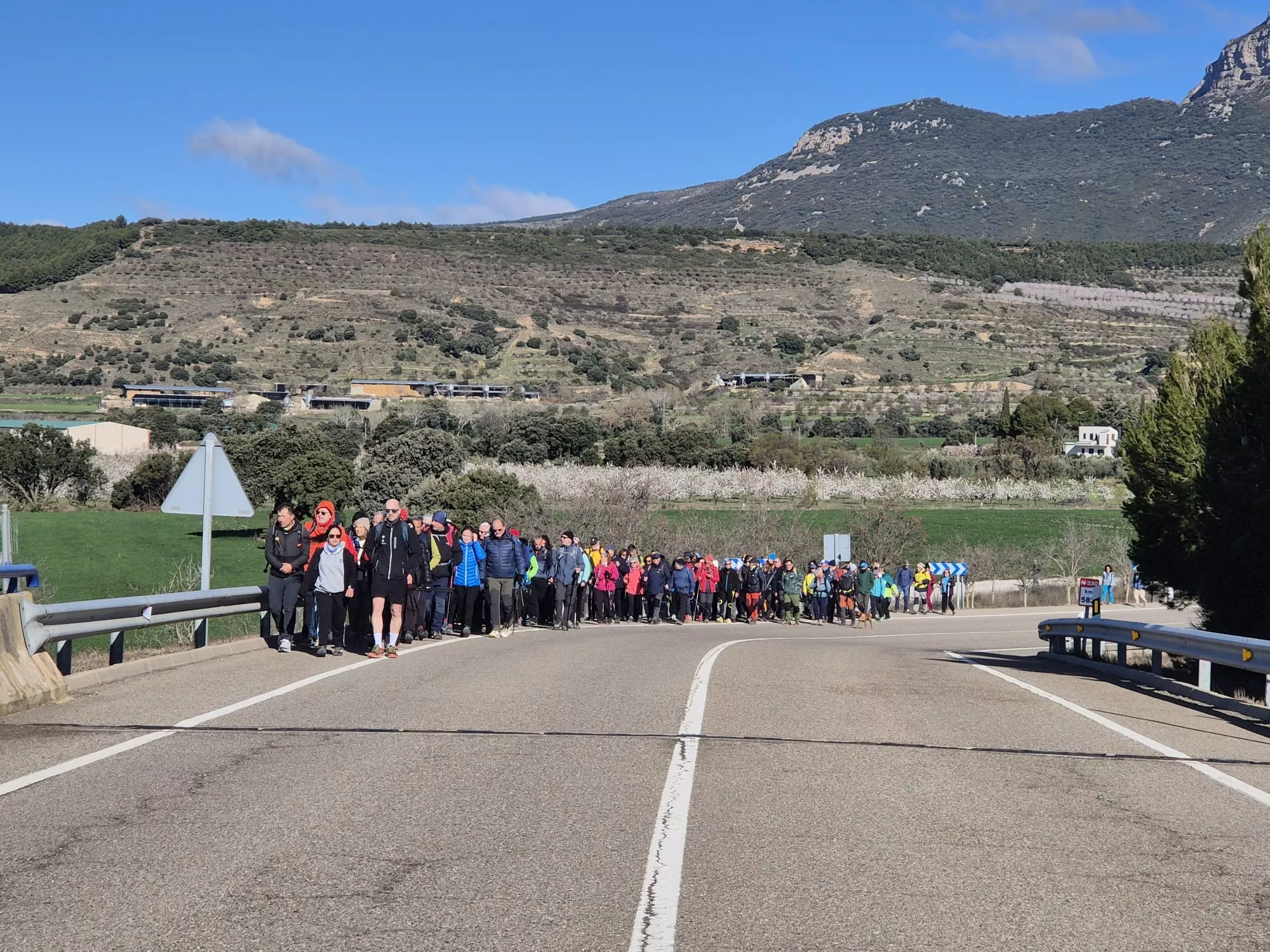 Marcha Nueno-Etiopía con recaudación para Entarachén Bosco Global. Foto Juanlu Herrero