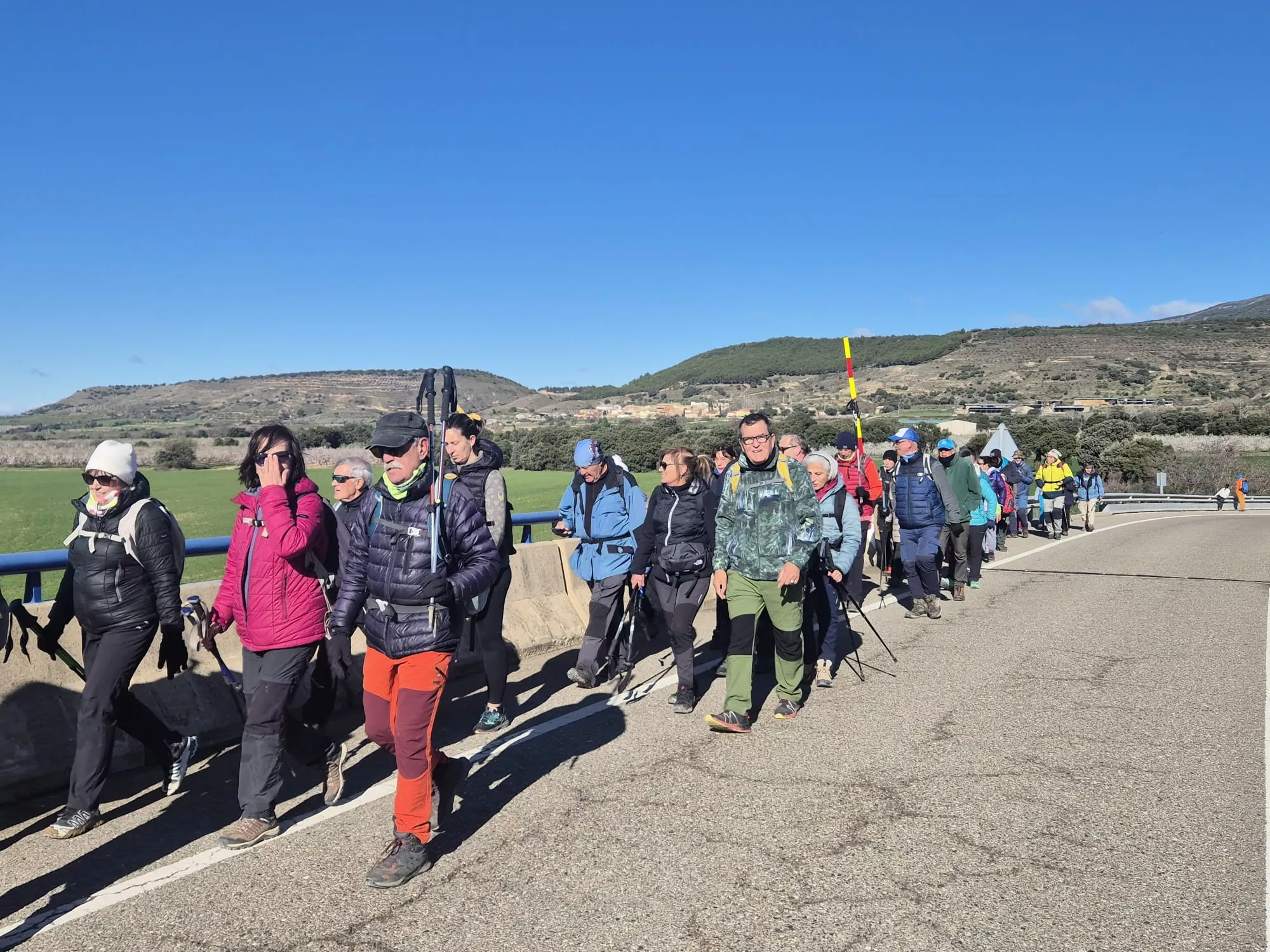 Marcha Nueno-Etiopía con recaudación para Entarachén Bosco Global. Foto Juanlu Herrero
