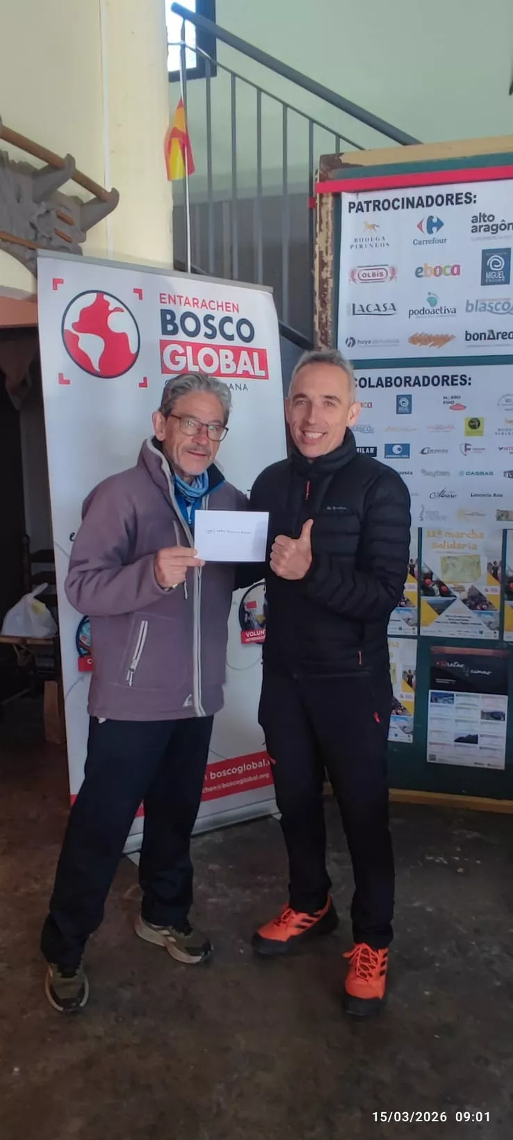 Marcha Nueno-Etiopía con recaudación para Entarachén Bosco Global. Foto Juanlu Herrero