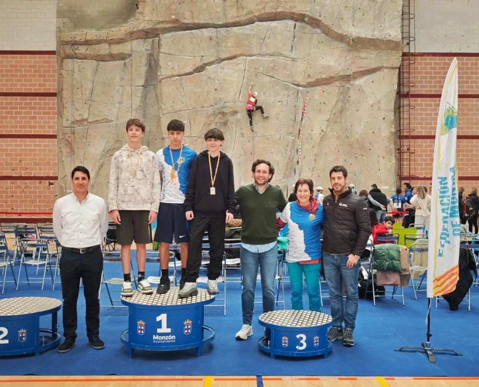 Podio Sub15 masculino 