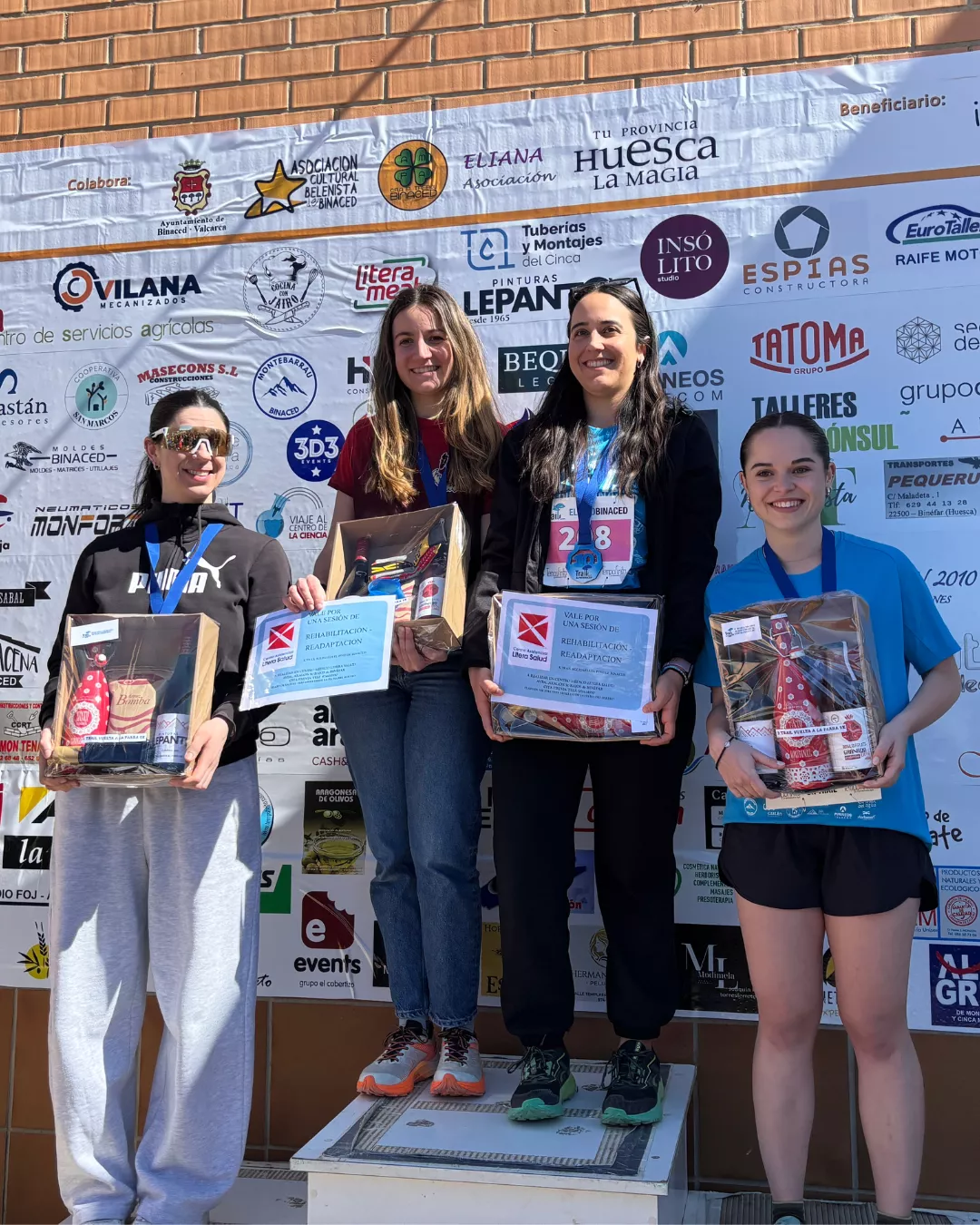 Podium 5K   Categoría Absoluta Femenina