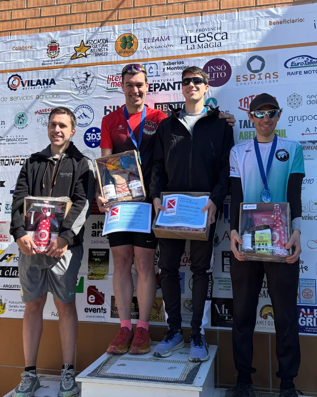 Podium 5K   Categoría Absoluta Masculina