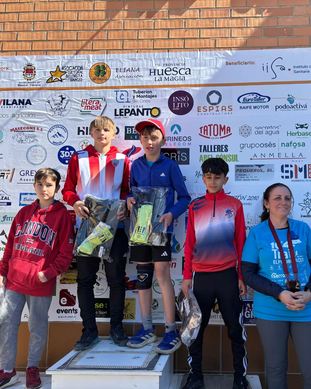 Podium 5K   Categoría Junior masculina