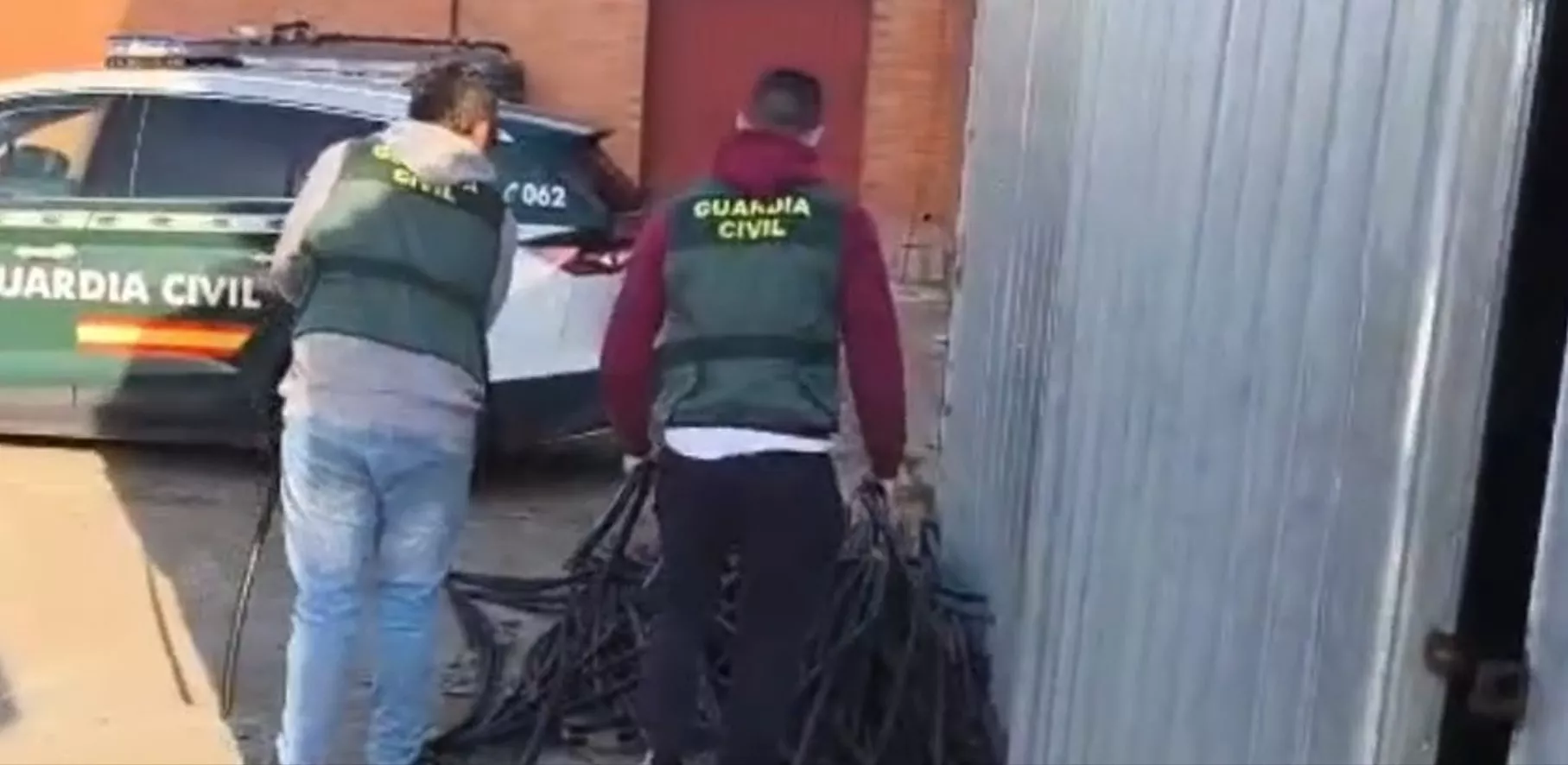 El Equipo Roca aprehendió doscientos kilos de cobre y detuvo a dos personas en el Cinca Medio