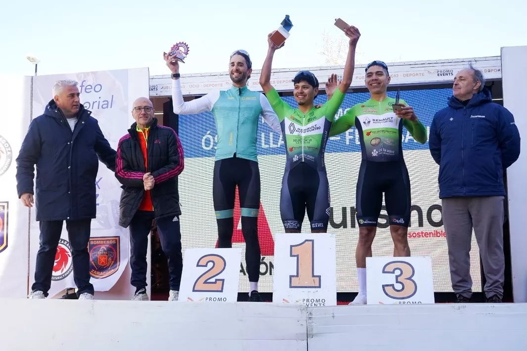 Podio muy verdinegro con Andrés Vaca en lo más alto