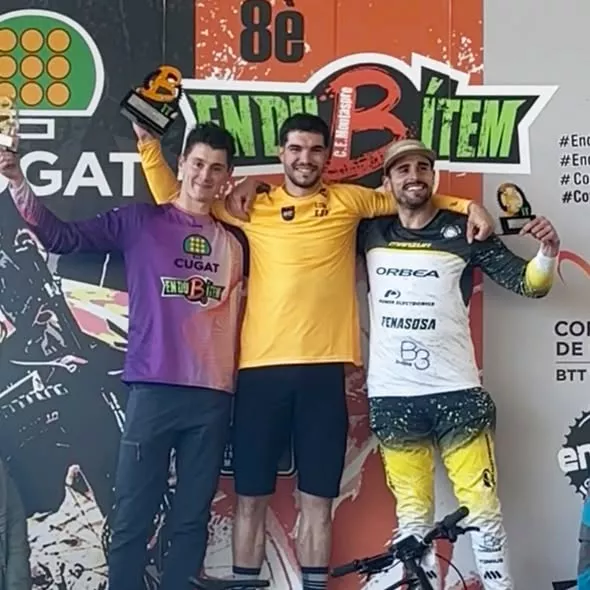 Gabi Torralba, en lo más alto del podio