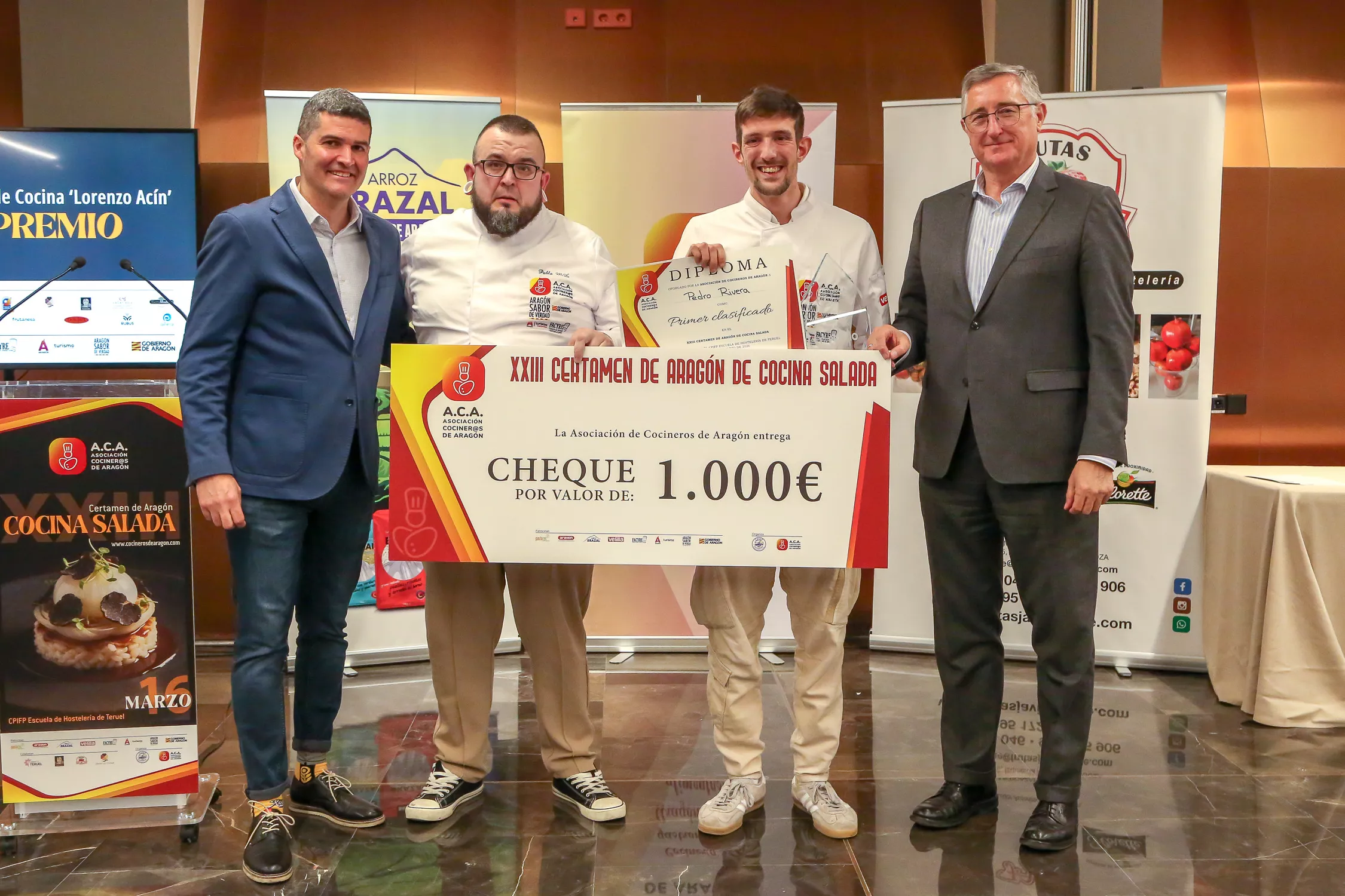 Certamen de Cocina Lorenzo Acín y Gala de los cocineros de Aragón. Foto David García-Agencia Almozara