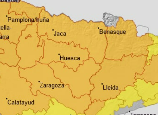 Alerta por altas temperaturas, que pueden llegar a los 39 grados