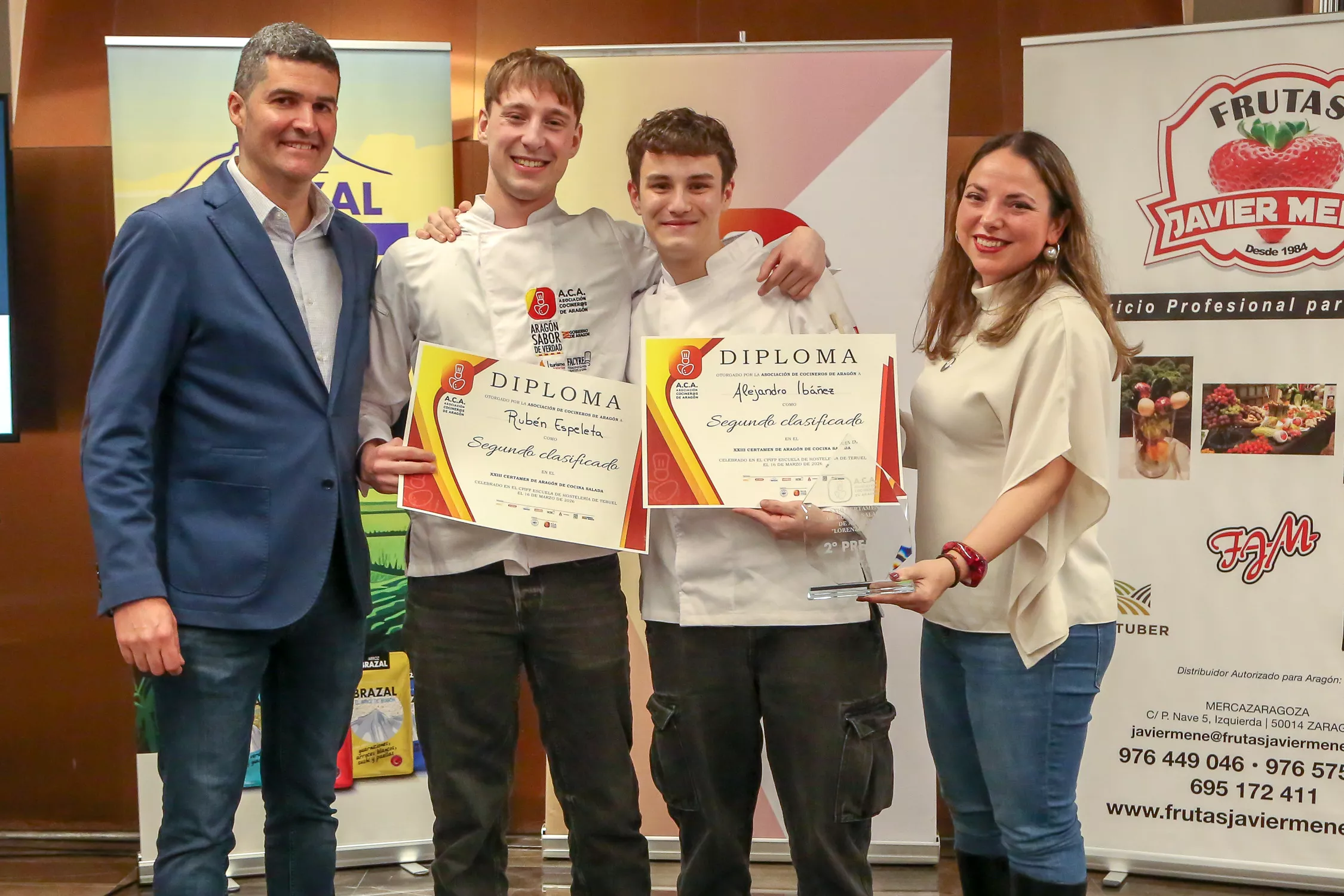 Certamen de Cocina Lorenzo Acín y Gala de los cocineros de Aragón. Foto David García-Agencia Almozara