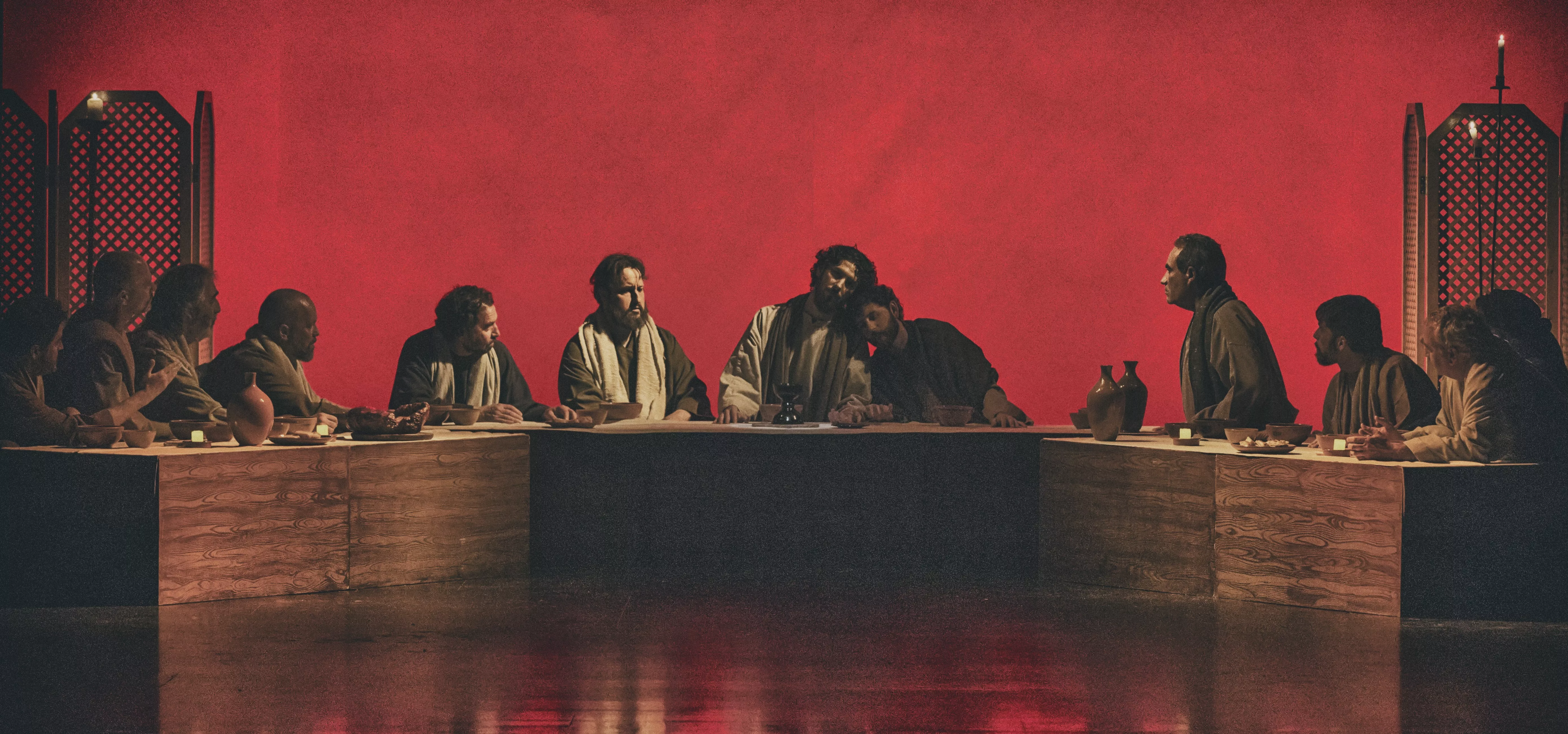 Representación de la Pasión en Salesianos. Foto Juanjo Ceamanos