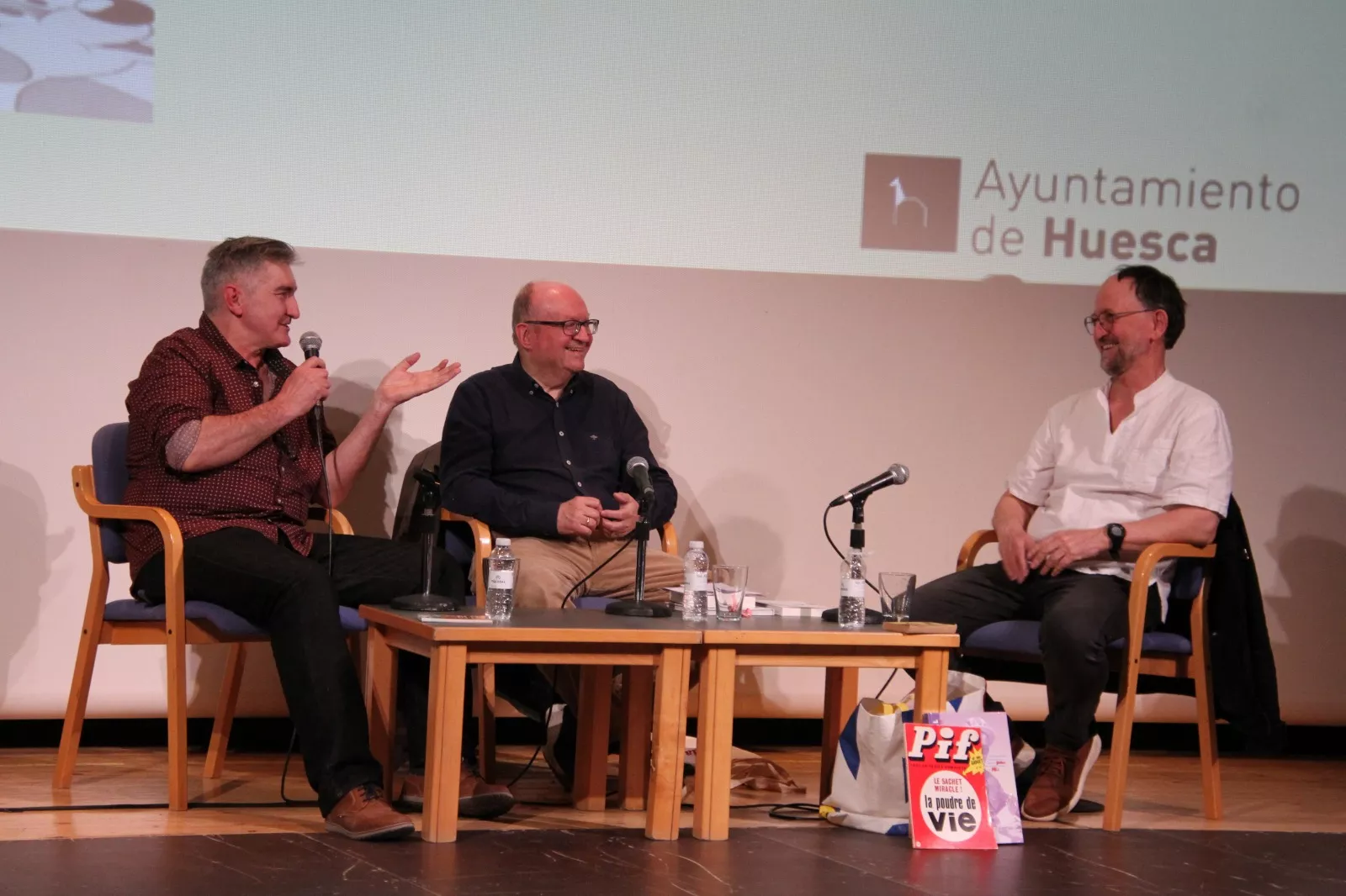 Exposición y mesa redonda sobre José Cabrero Arnal en la biblioteca Ramón J. Sender. Foto Carlos Neofato