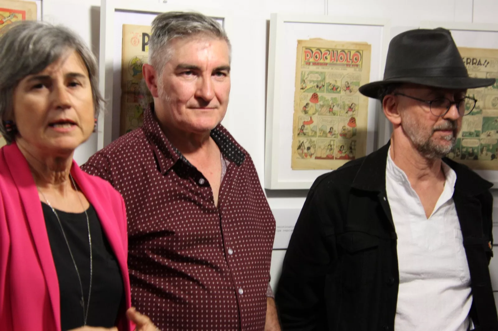 Exposición y mesa redonda sobre José Cabrero Arnal en la biblioteca Ramón J. Sender. Foto Carlos Neofato