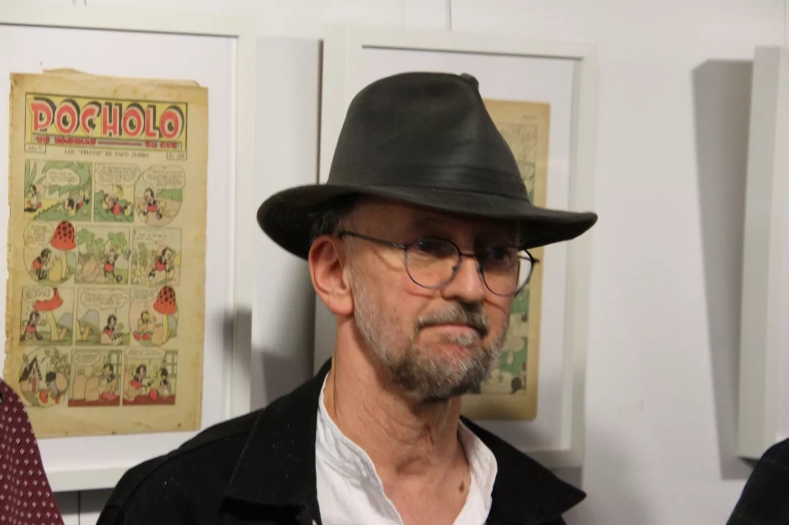 Exposición y mesa redonda sobre José Cabrero Arnal en la biblioteca Ramón J. Sender. Foto Carlos Neofato