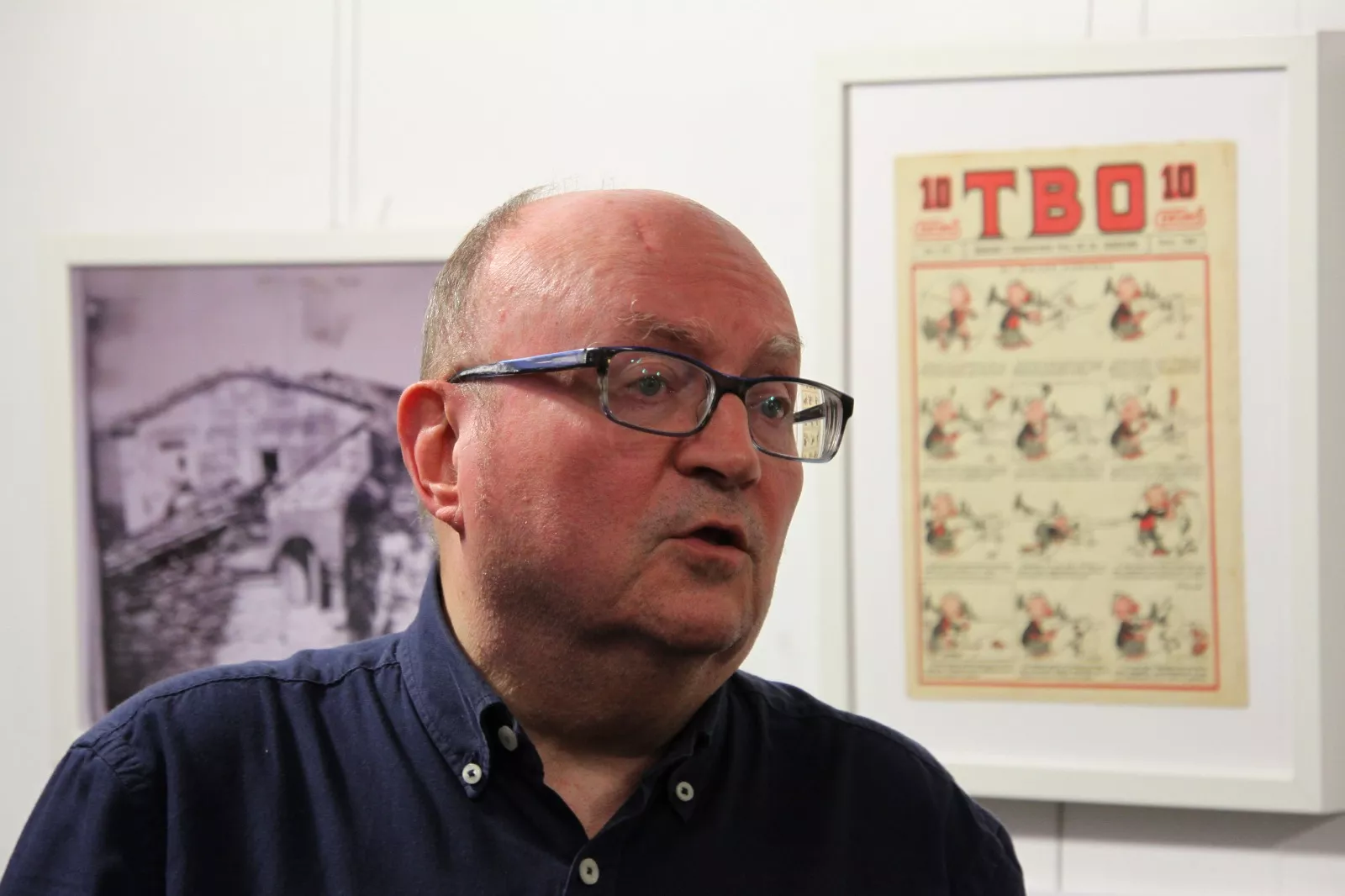 Exposición y mesa redonda sobre José Cabrero Arnal en la biblioteca Ramón J. Sender. Foto Carlos Neofato